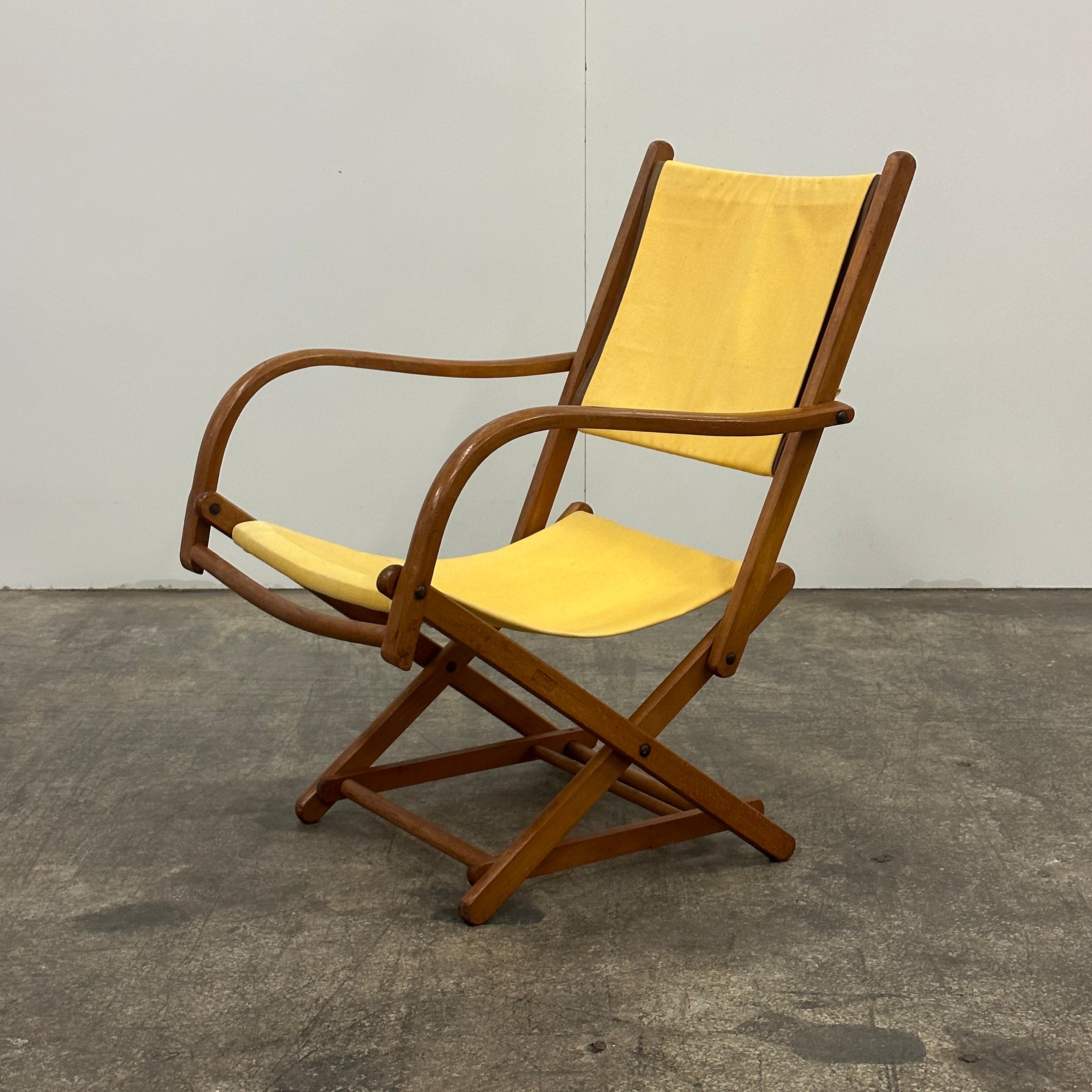 Vintage Danish Folding Chair by Torck