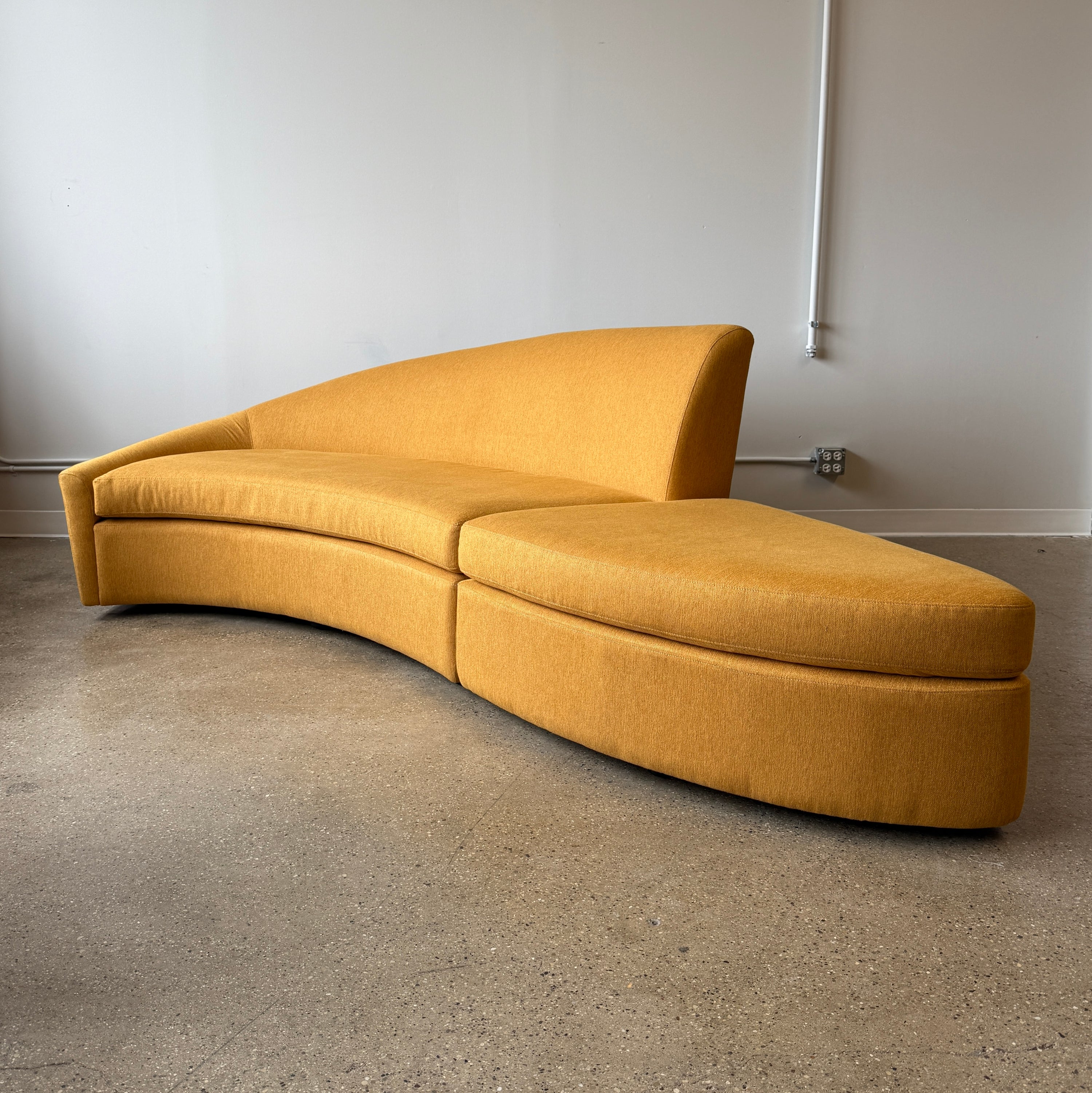 Serpentine Wave Sofa by Vladimir Kagan for American Leather