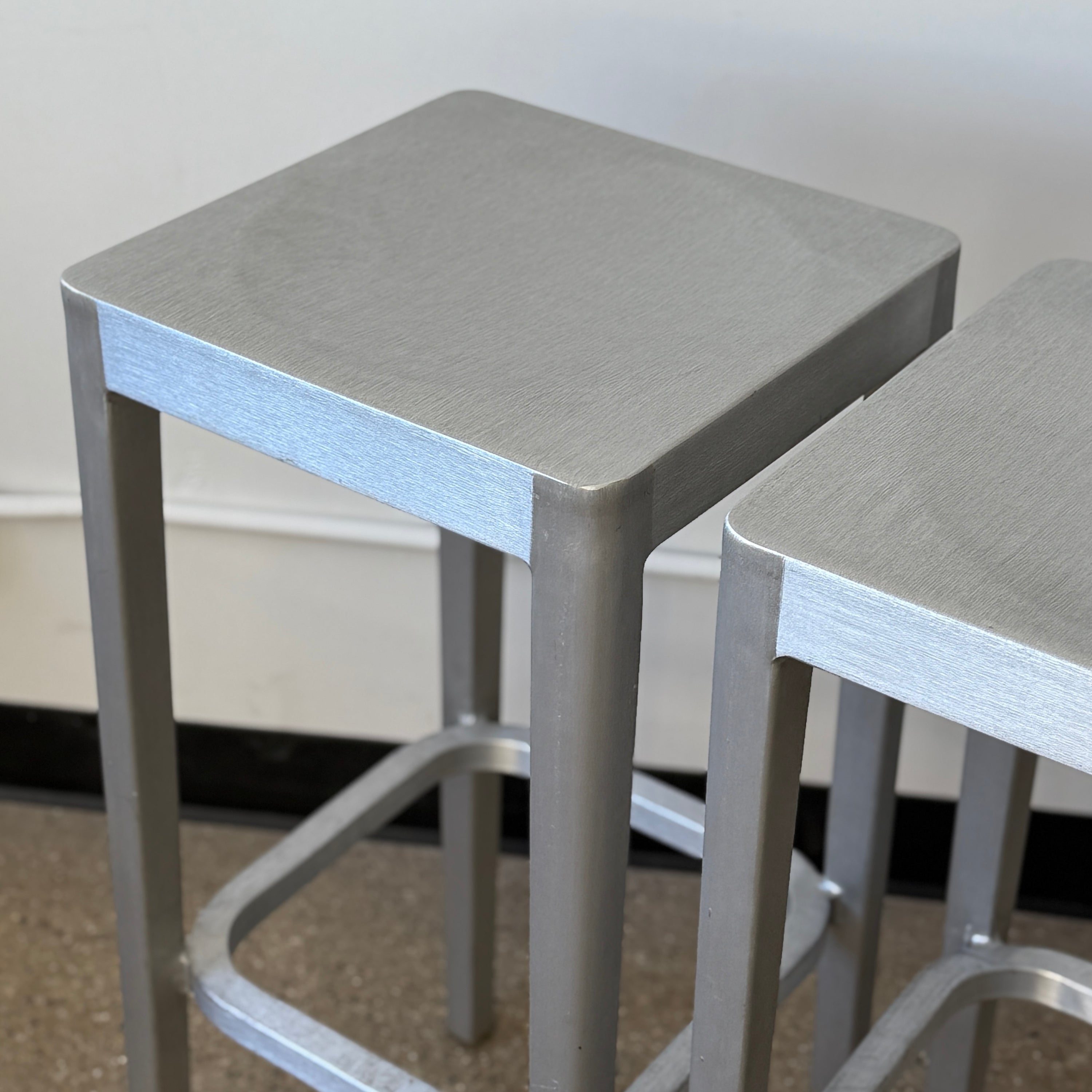 Aluminum Stools by Philippe Starck for Emeco