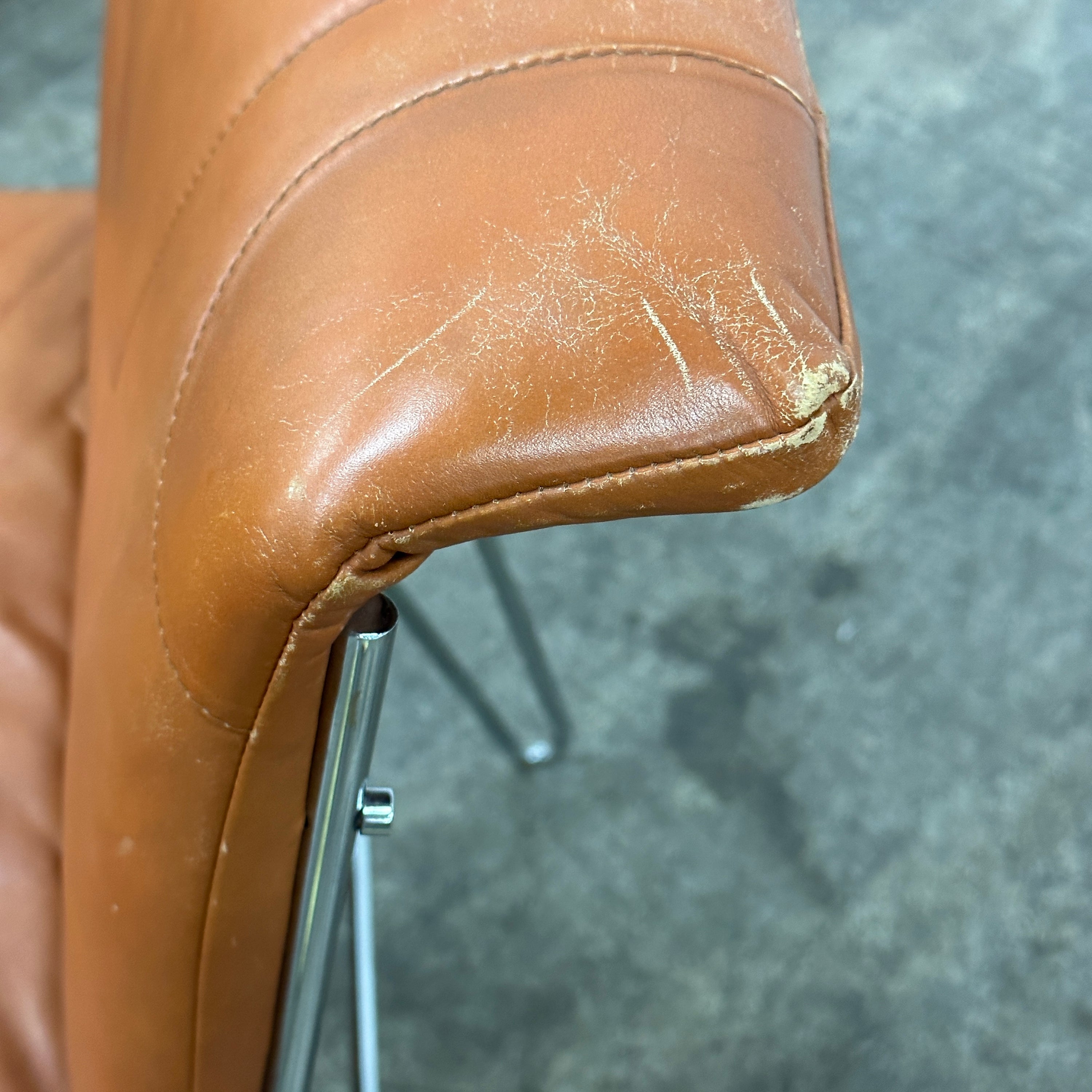 Leather Side Chairs by Guido Faleschini for Pace Collection