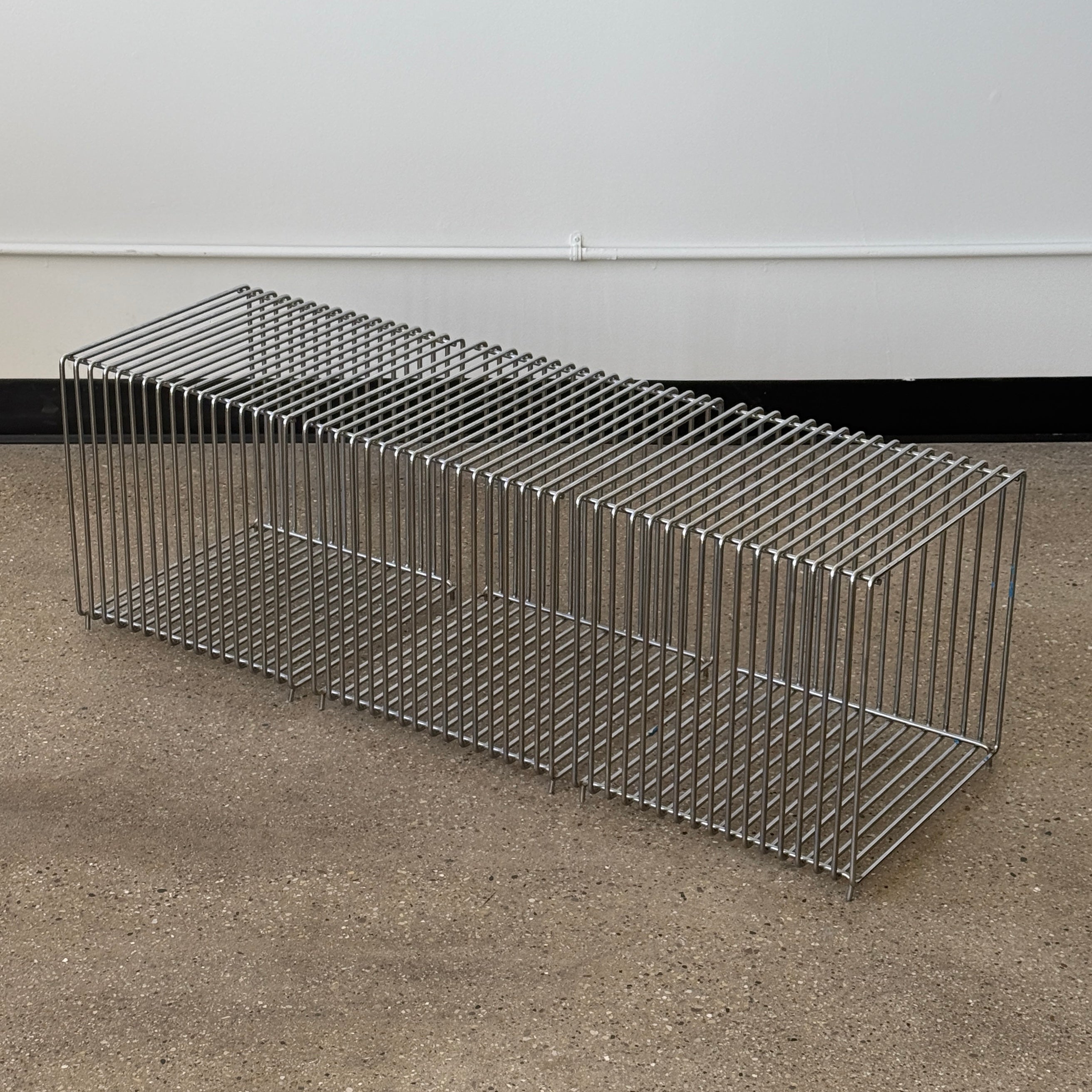 Modular Chrome Wireframe Panton Style Tables