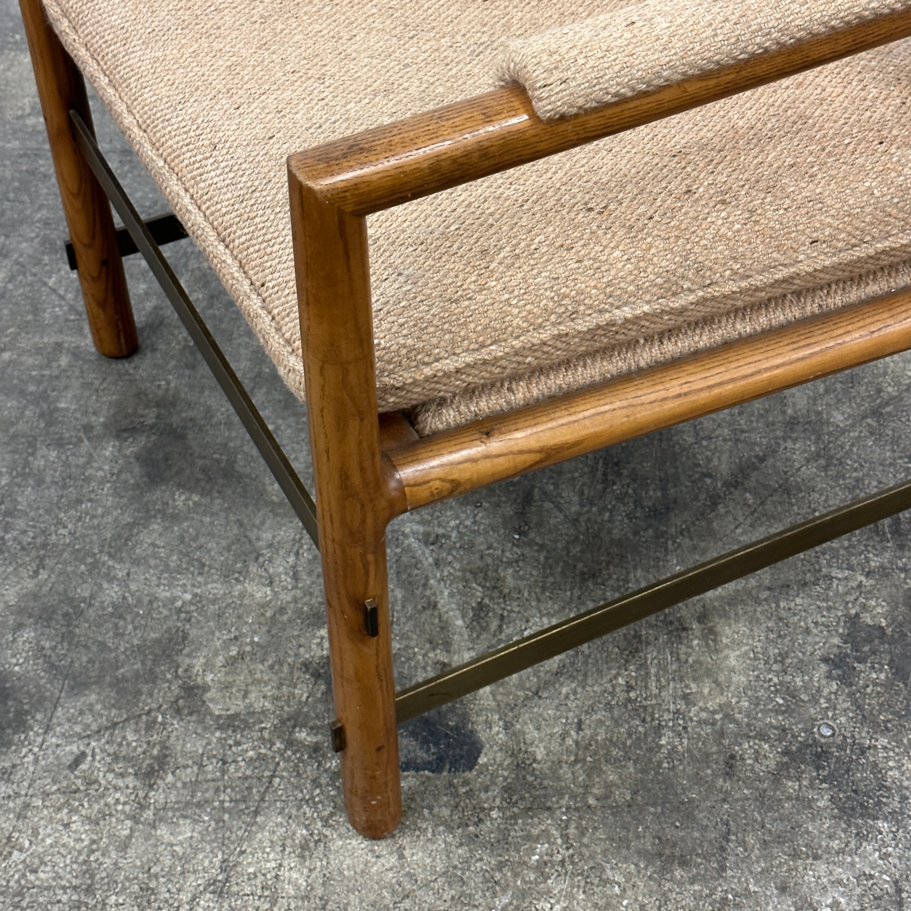Vintage Ash Club Chair by Edward Wormley for Dunbar