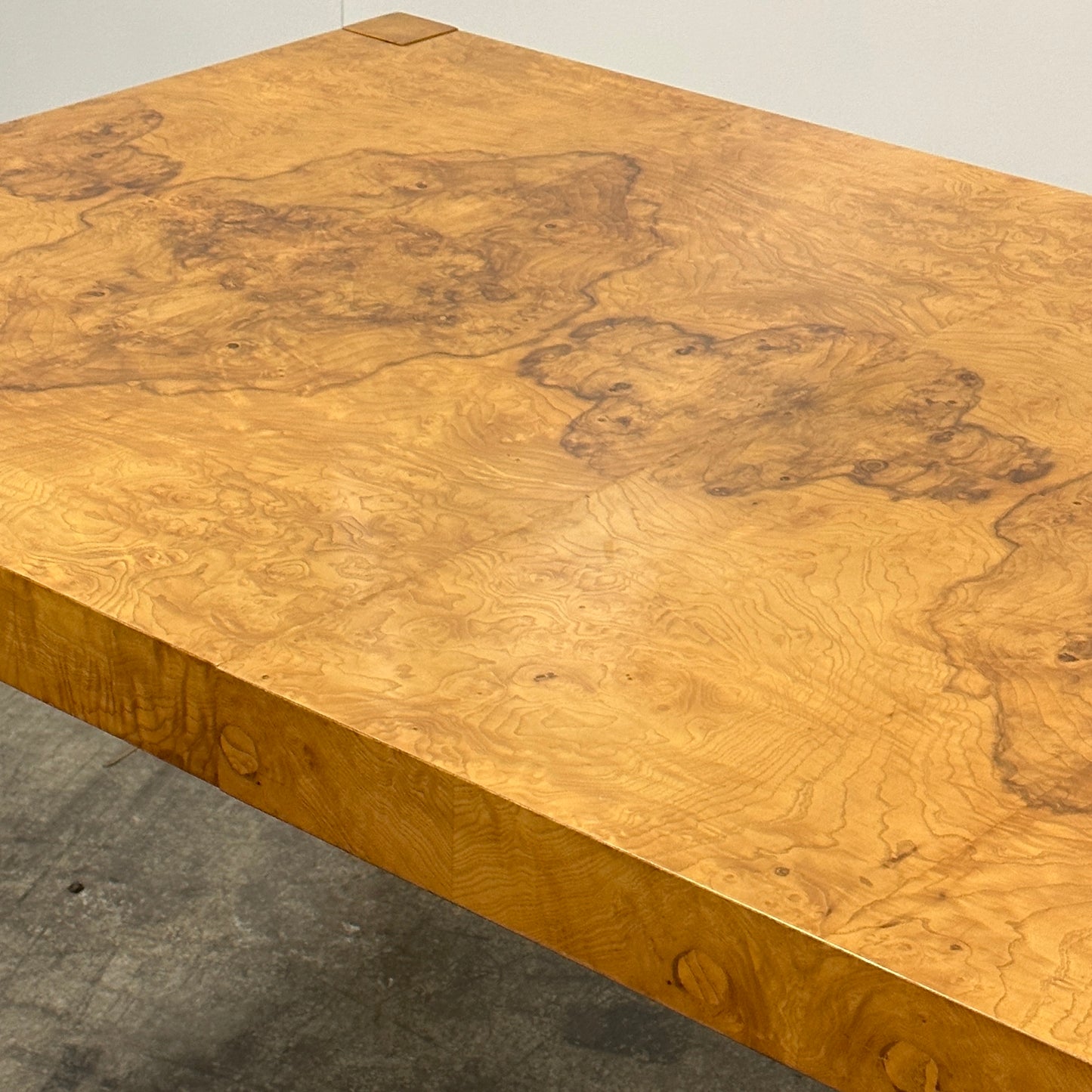 Parsons Style Burl Dining Table by Lane