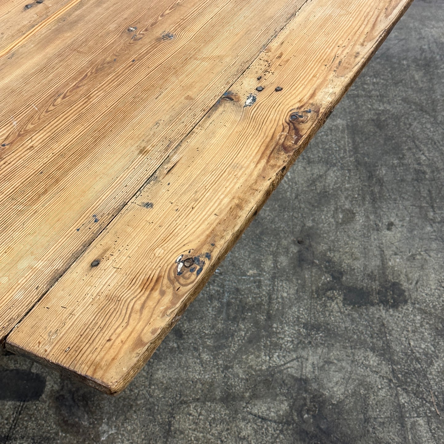 Antique Swedish Drop Leaf Dining Table