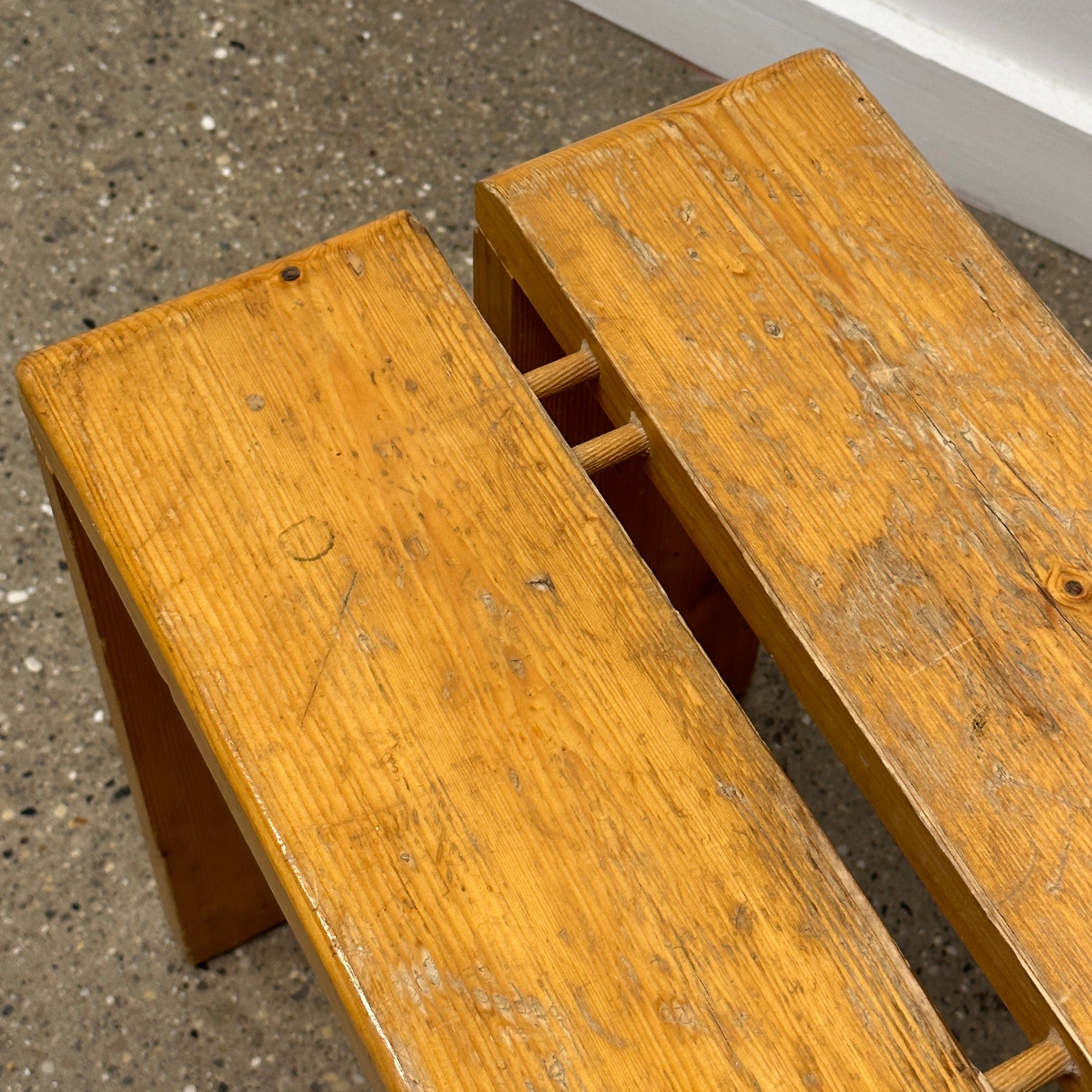 Canteen Stool by Charlotte Perriand from Les Arcs