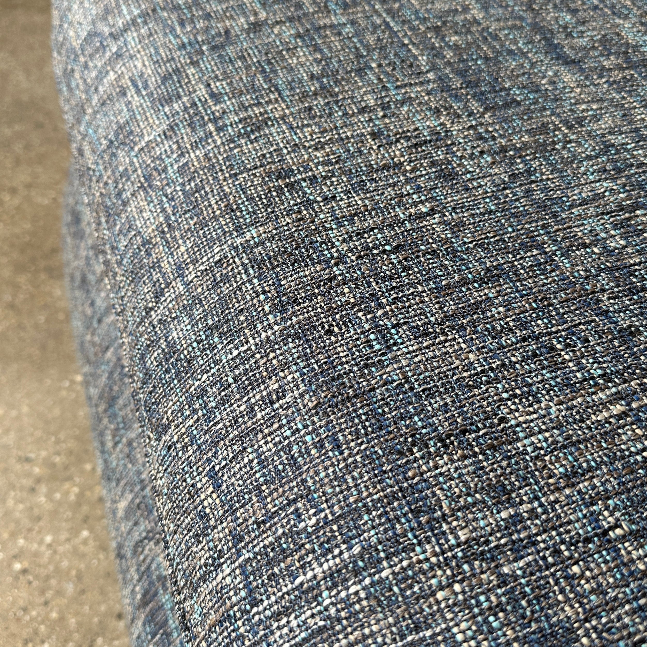 Postmodern Bullnose Chaise by Carson’s of High Point in Pierre Frey Wool