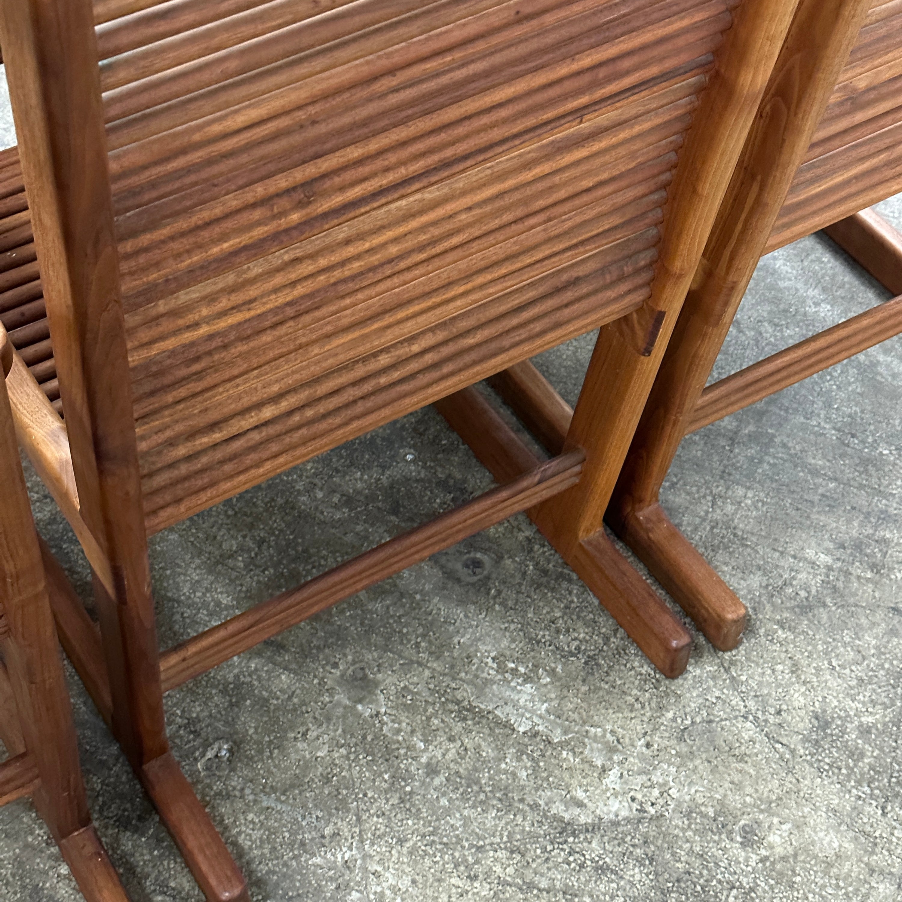 Highback Spindle Dowel Oak Dining Chairs by Stephen Hynsom