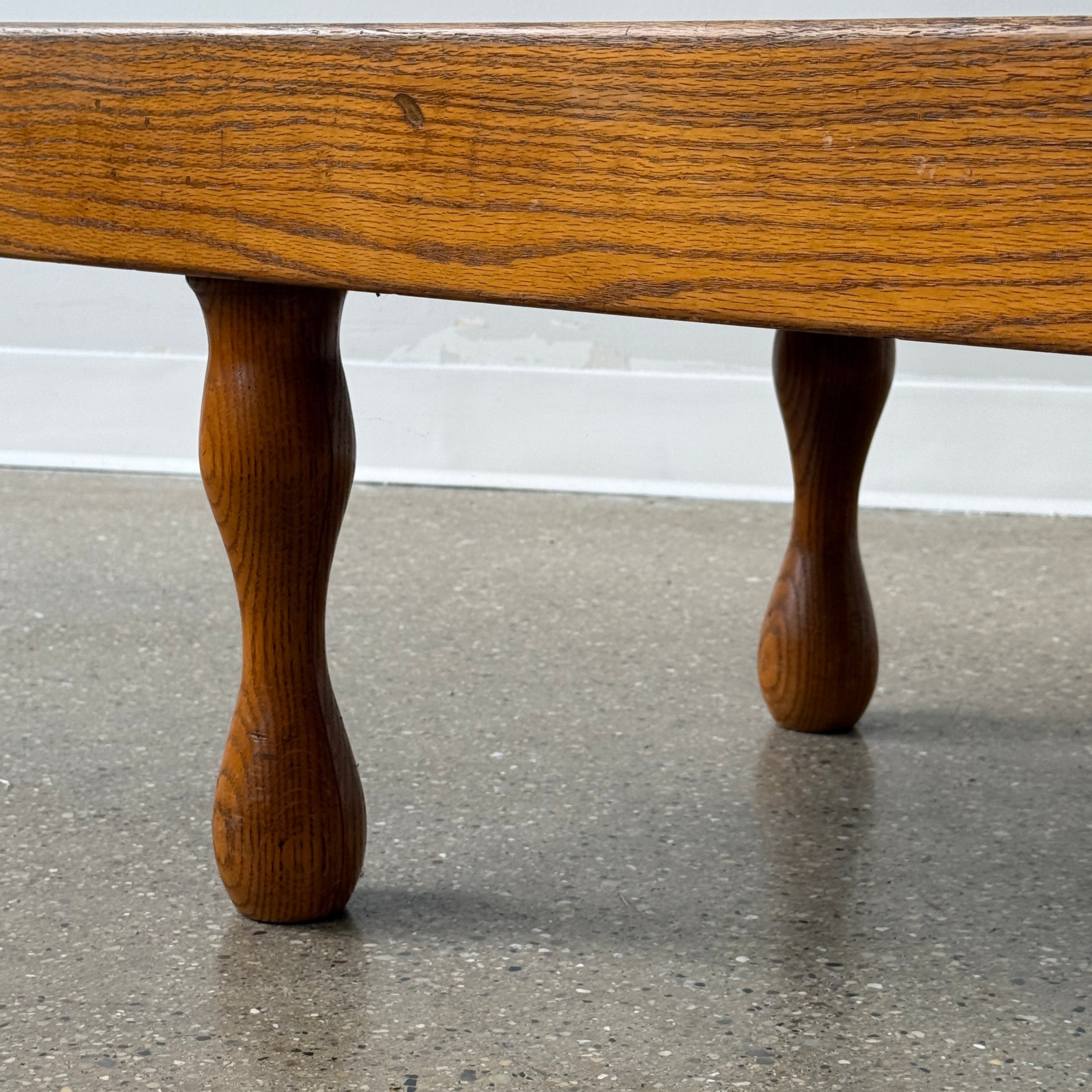 Green Marble Oak Coffee Table