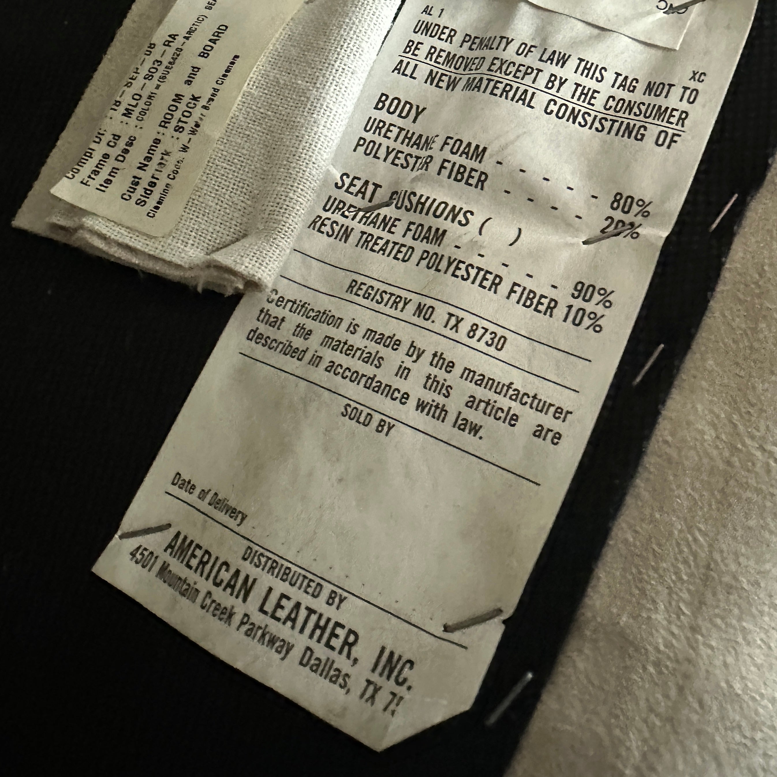 Zoe Sofa by Vladimir Kagan for American Leather