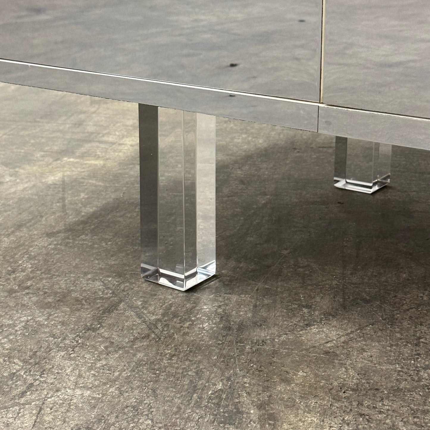 Vintage Mirror Credenza
