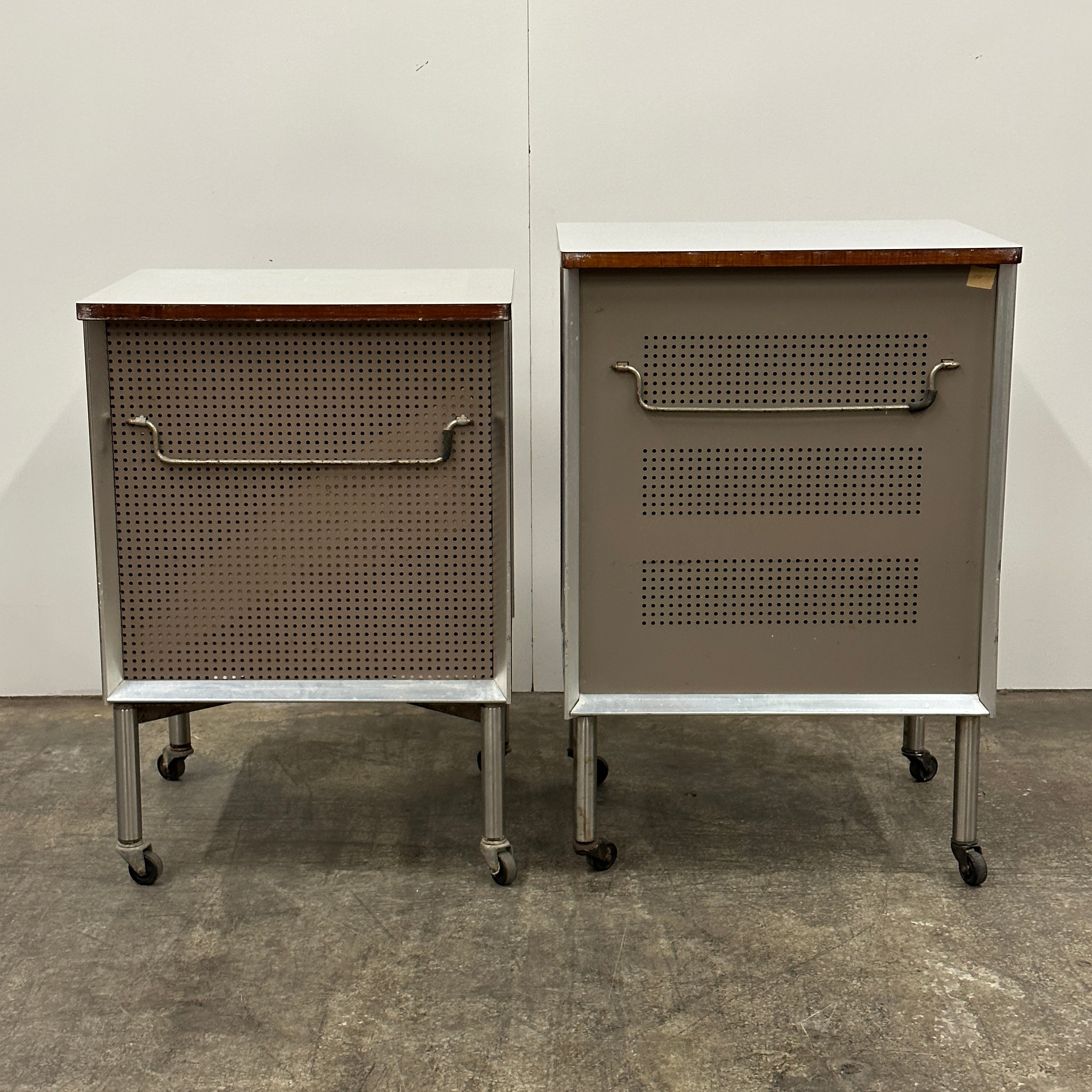 Nightstands by Raymond Loewy for Hil-Rom