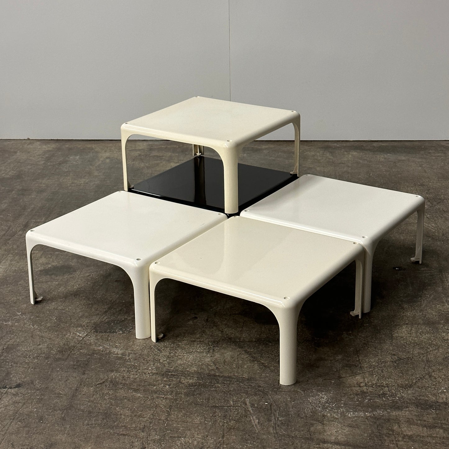Demetrio 45 Tables by Vico Magistretti for Artemide