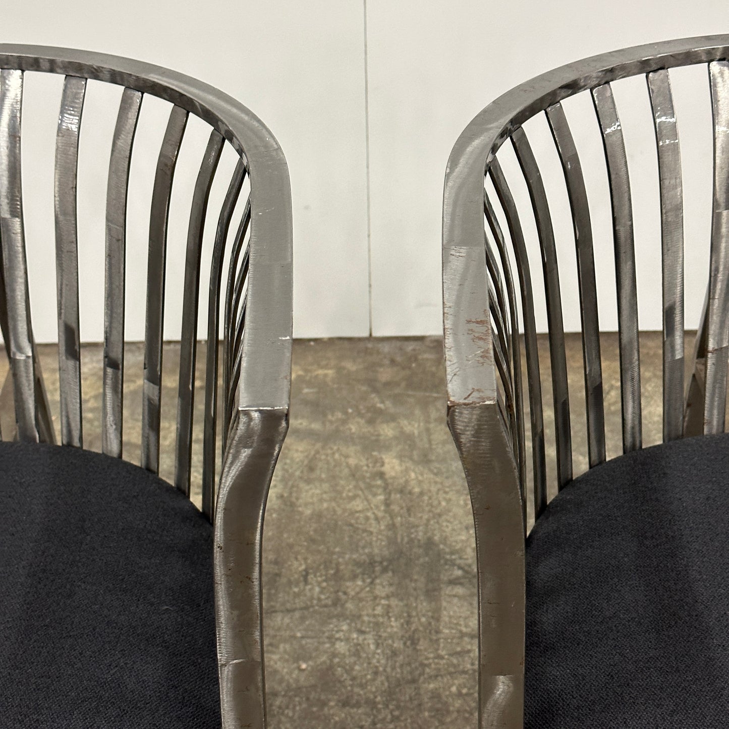 Metal Tub Chairs by Masterworks