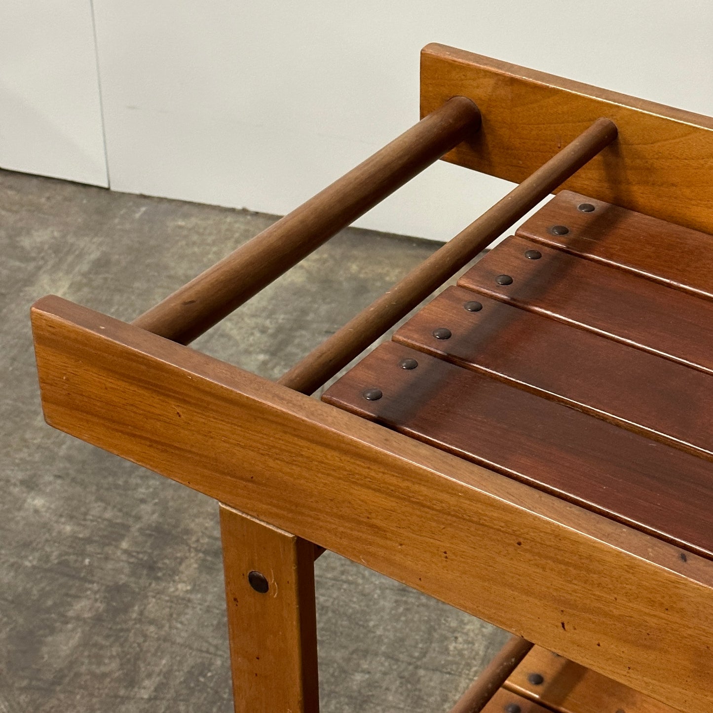 Chunky Wooden Serving Trolley