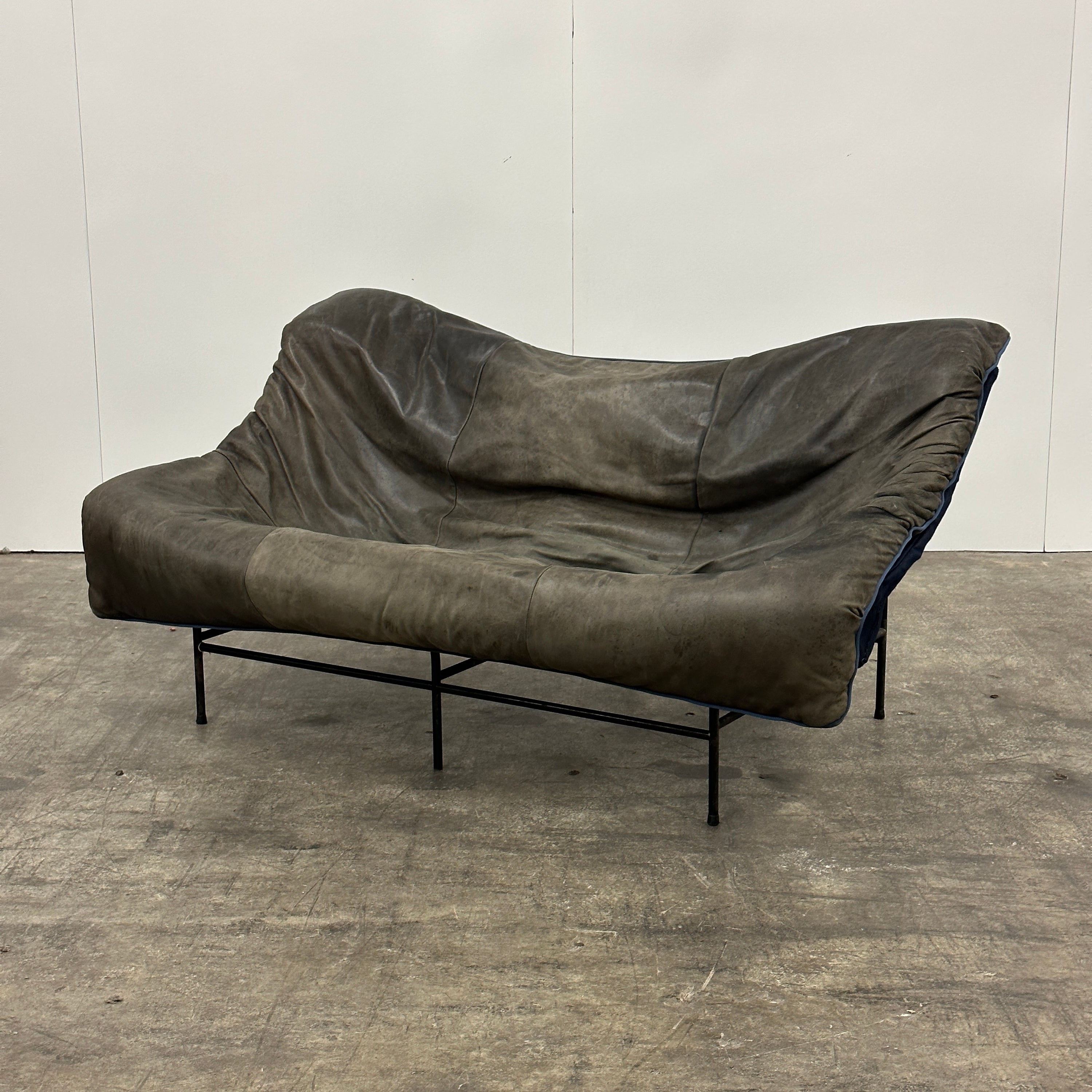 Leather Sling Sofa by Gerard Van Den Berg for Montis