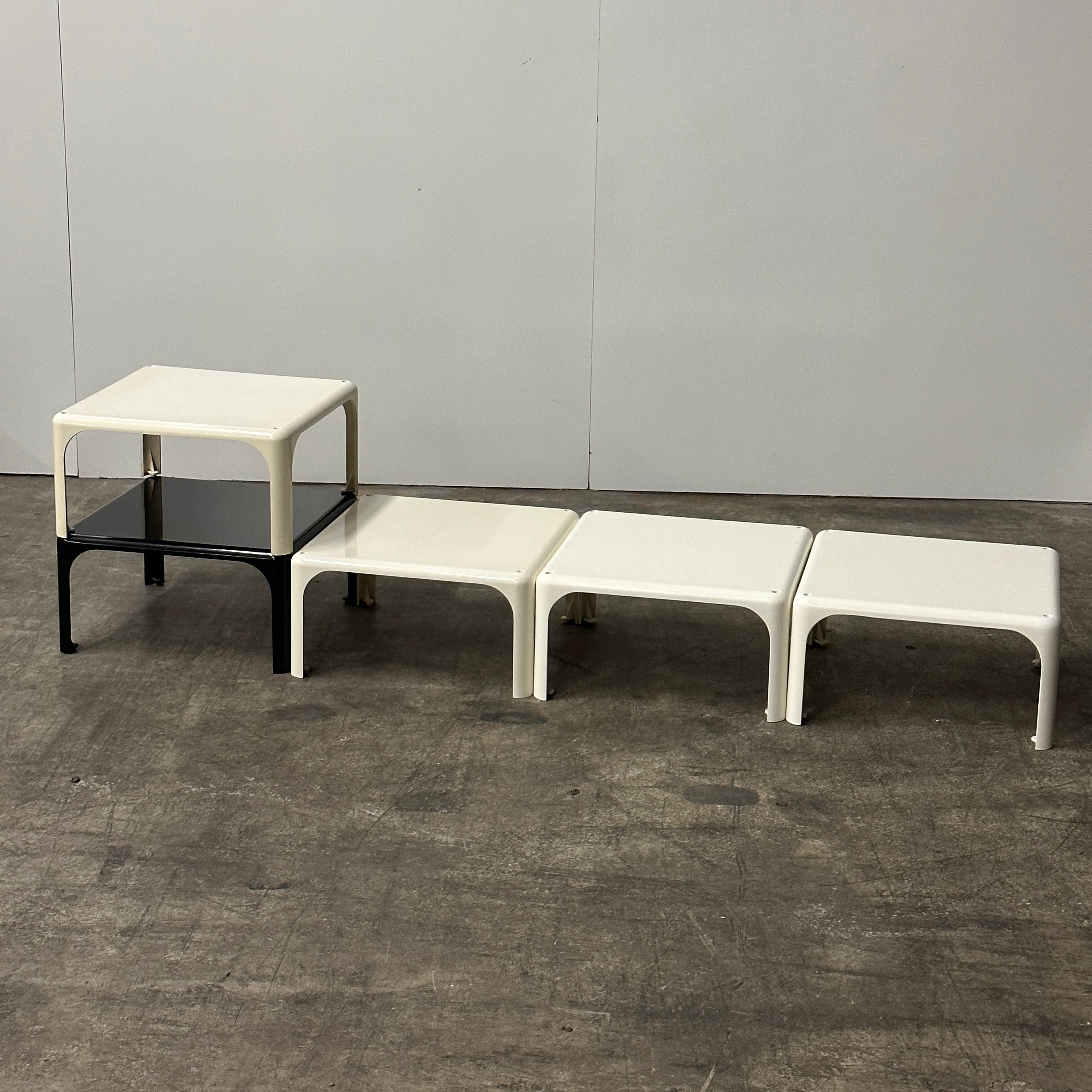 Demetrio 45 Tables by Vico Magistretti for Artemide
