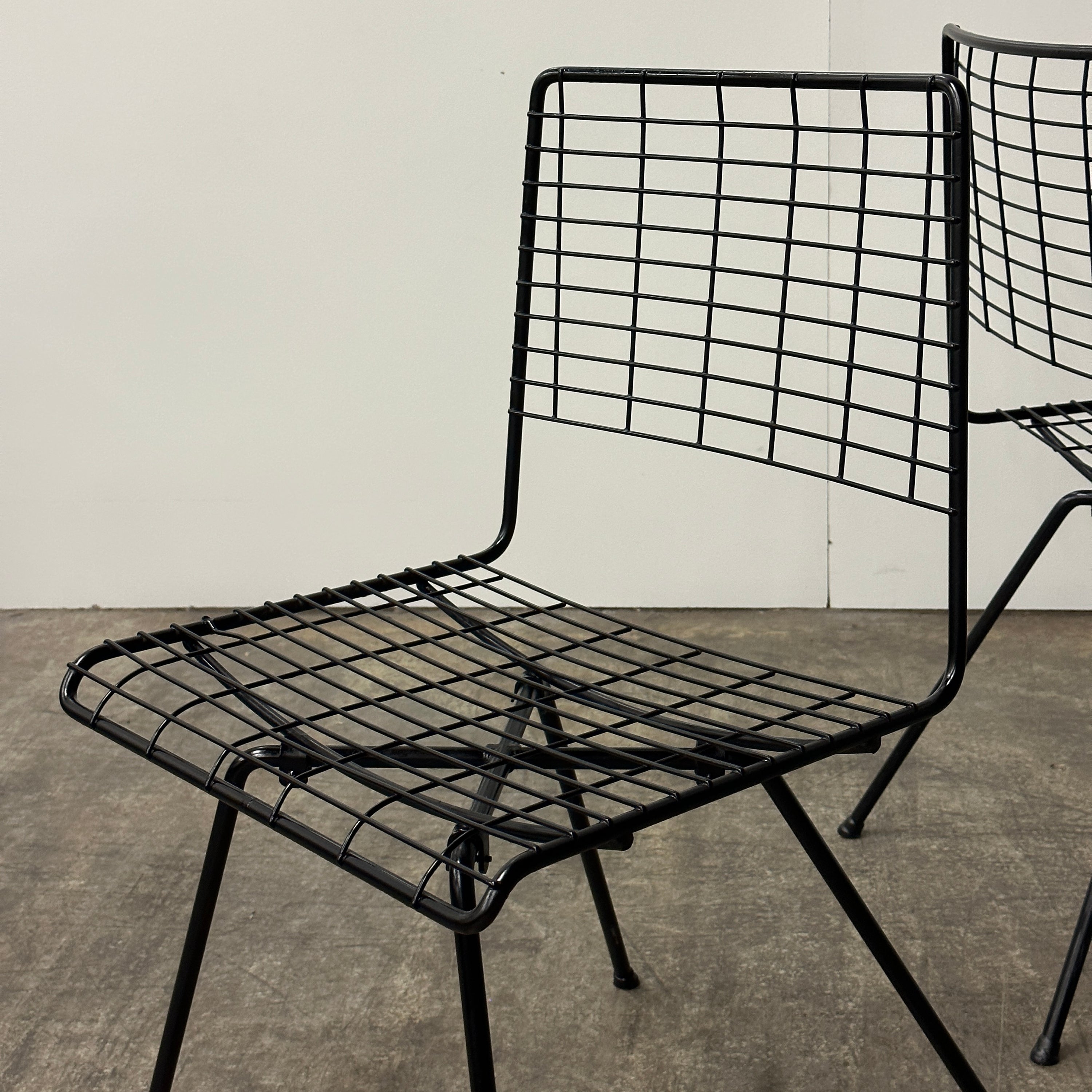 Wire Chairs by John Keal for Pacific Iron