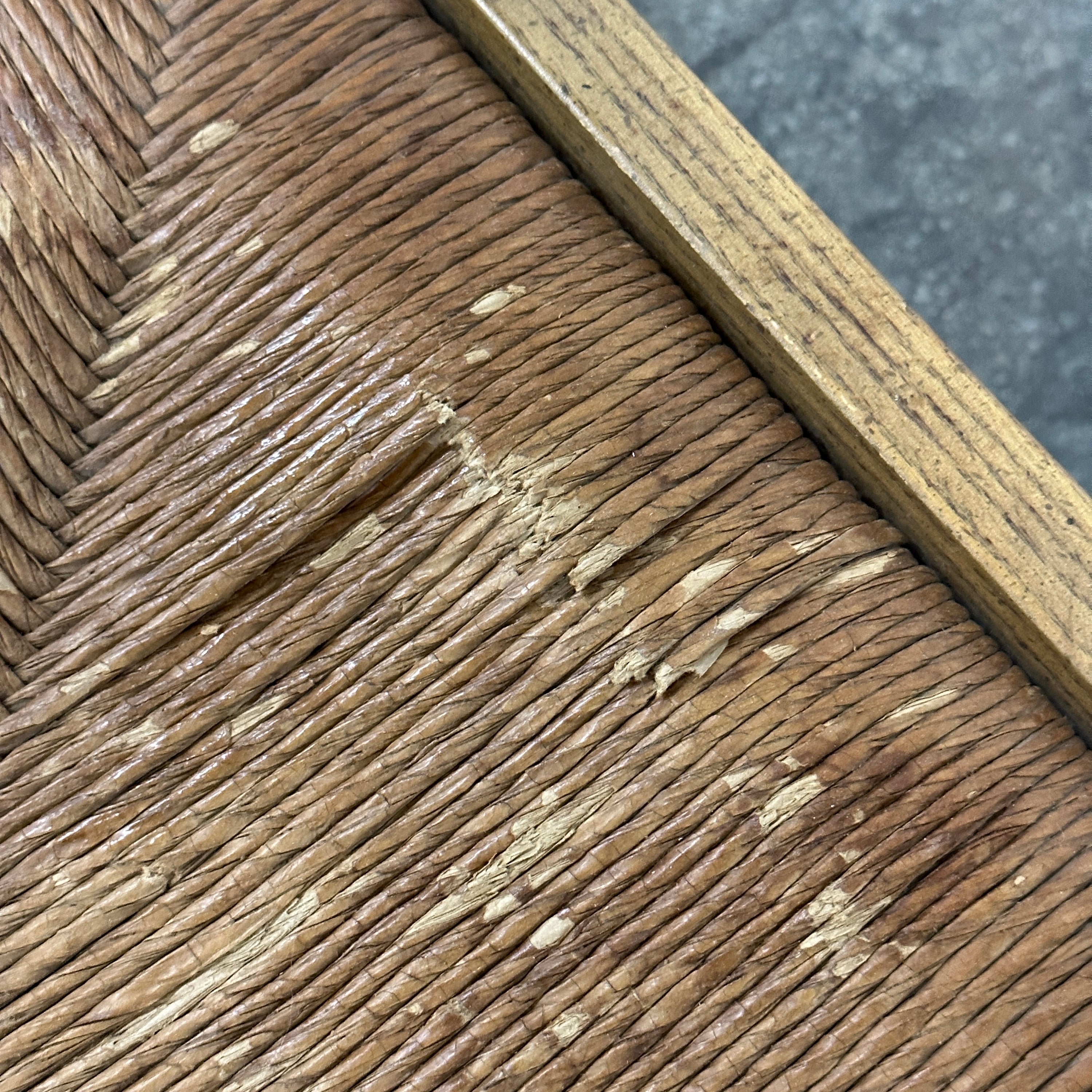 Oak/Rush Dining Chairs