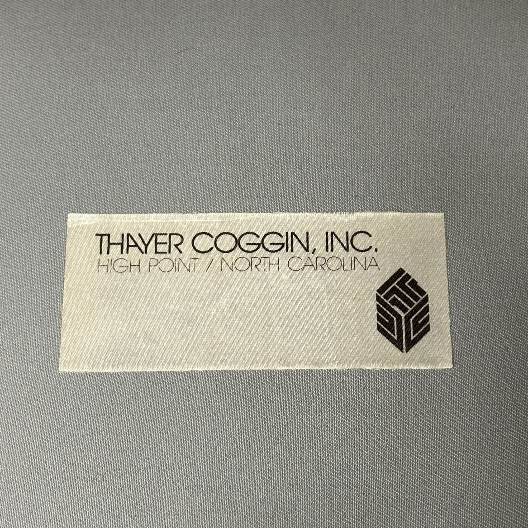 Vintage Cubic Chairs by Milo Baughman for Thayer Coggin