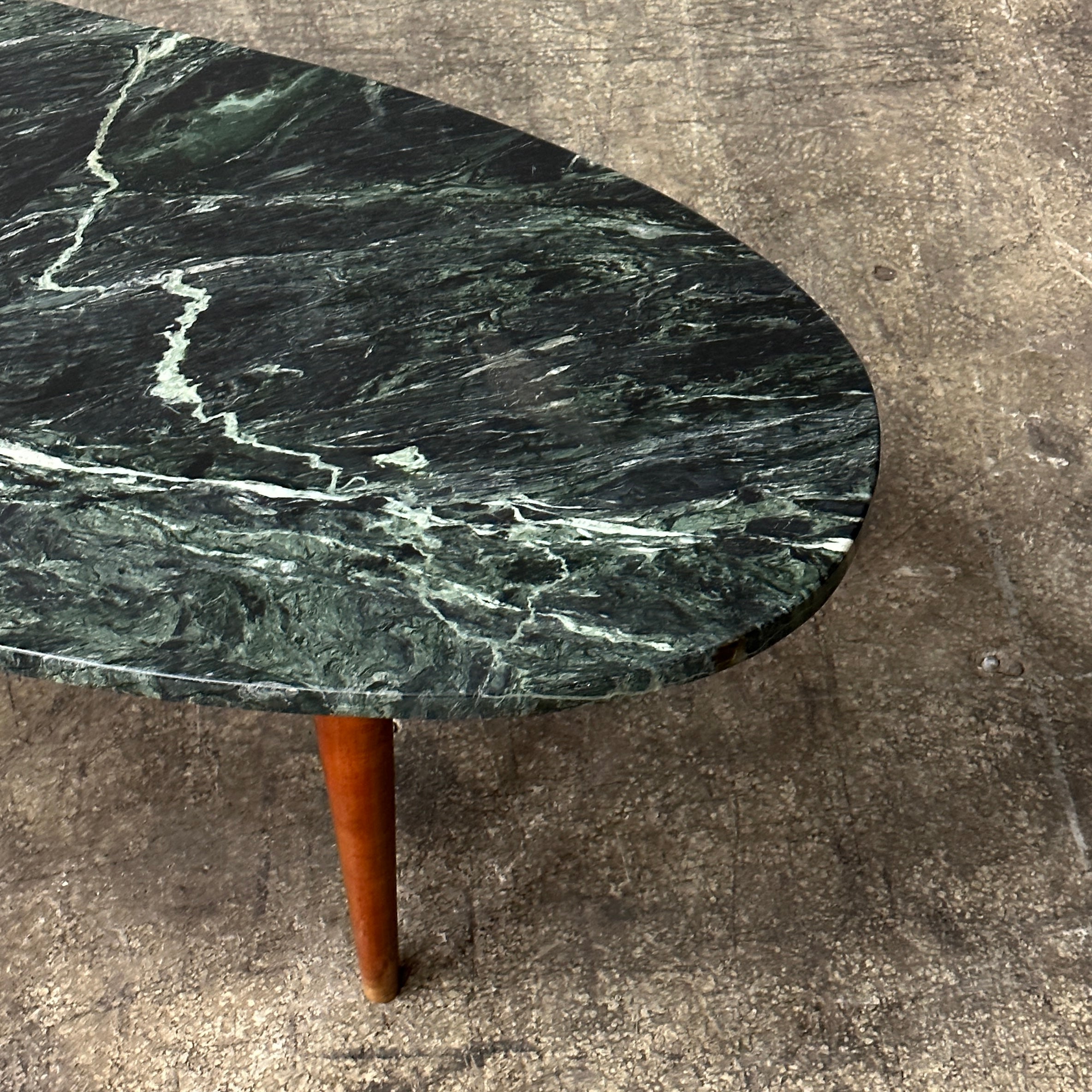 Green Marble Surfboard Coffee Table