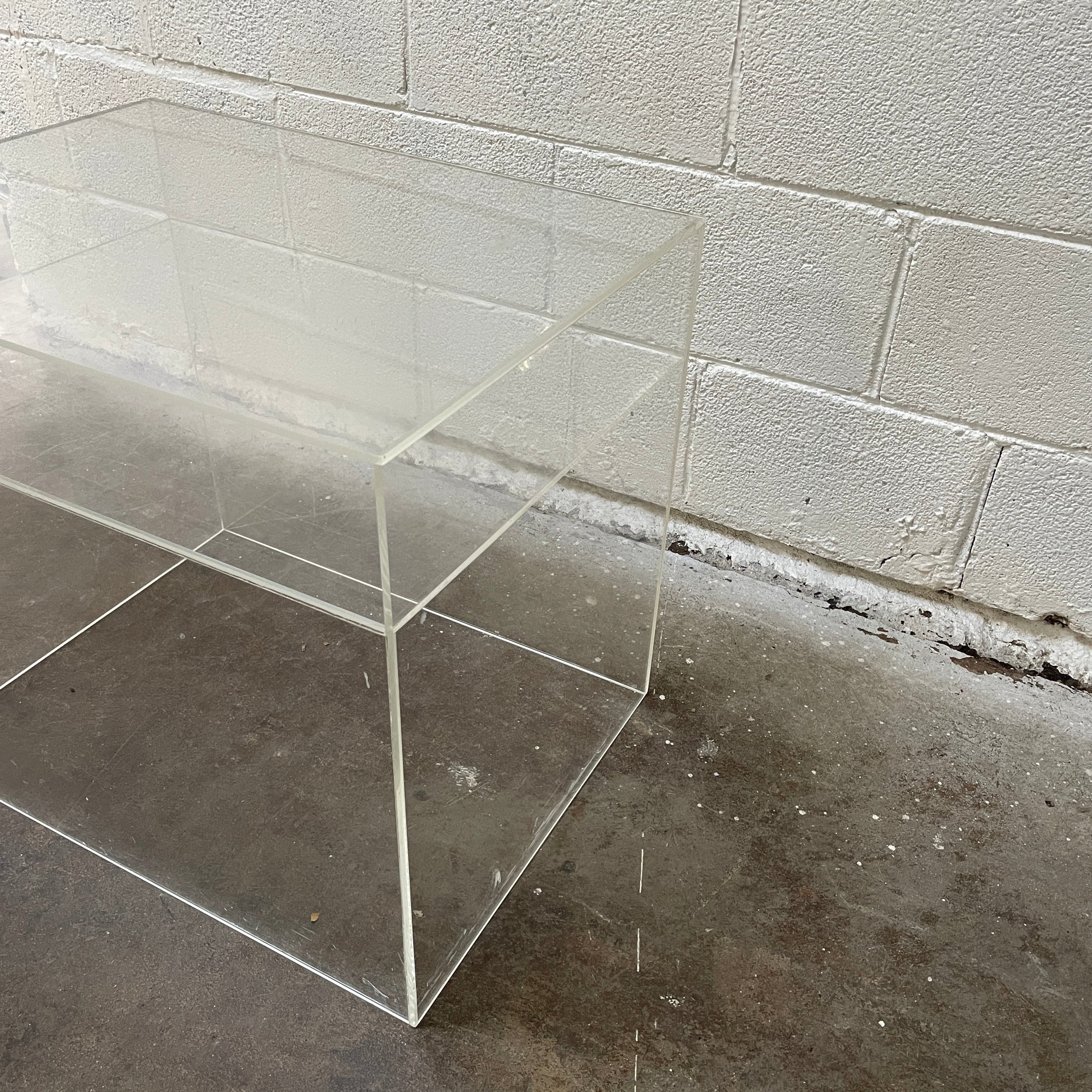 Lucite Side Table