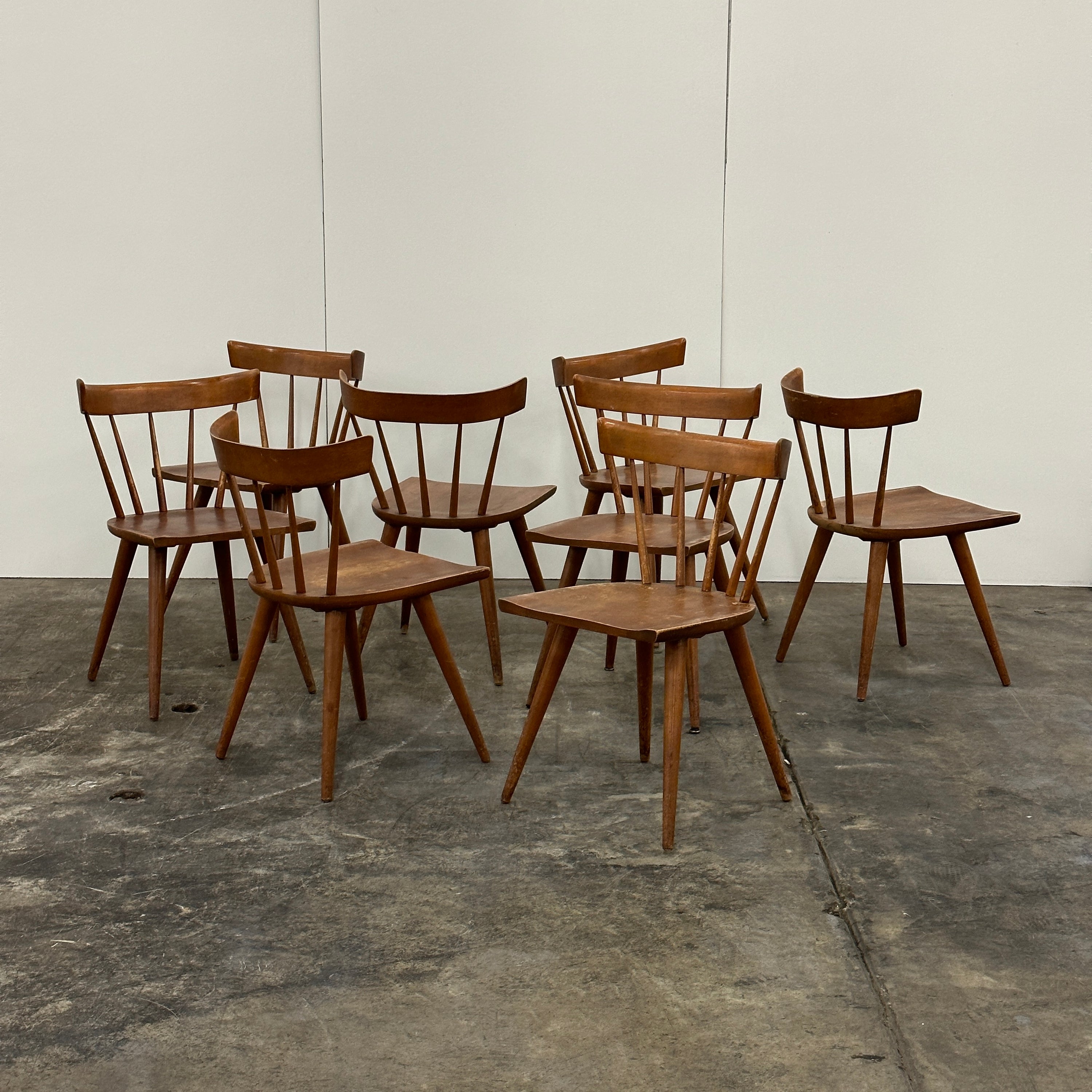 Spindle Back Planner Group Dining Chairs by Paul McCobb for Winchendon