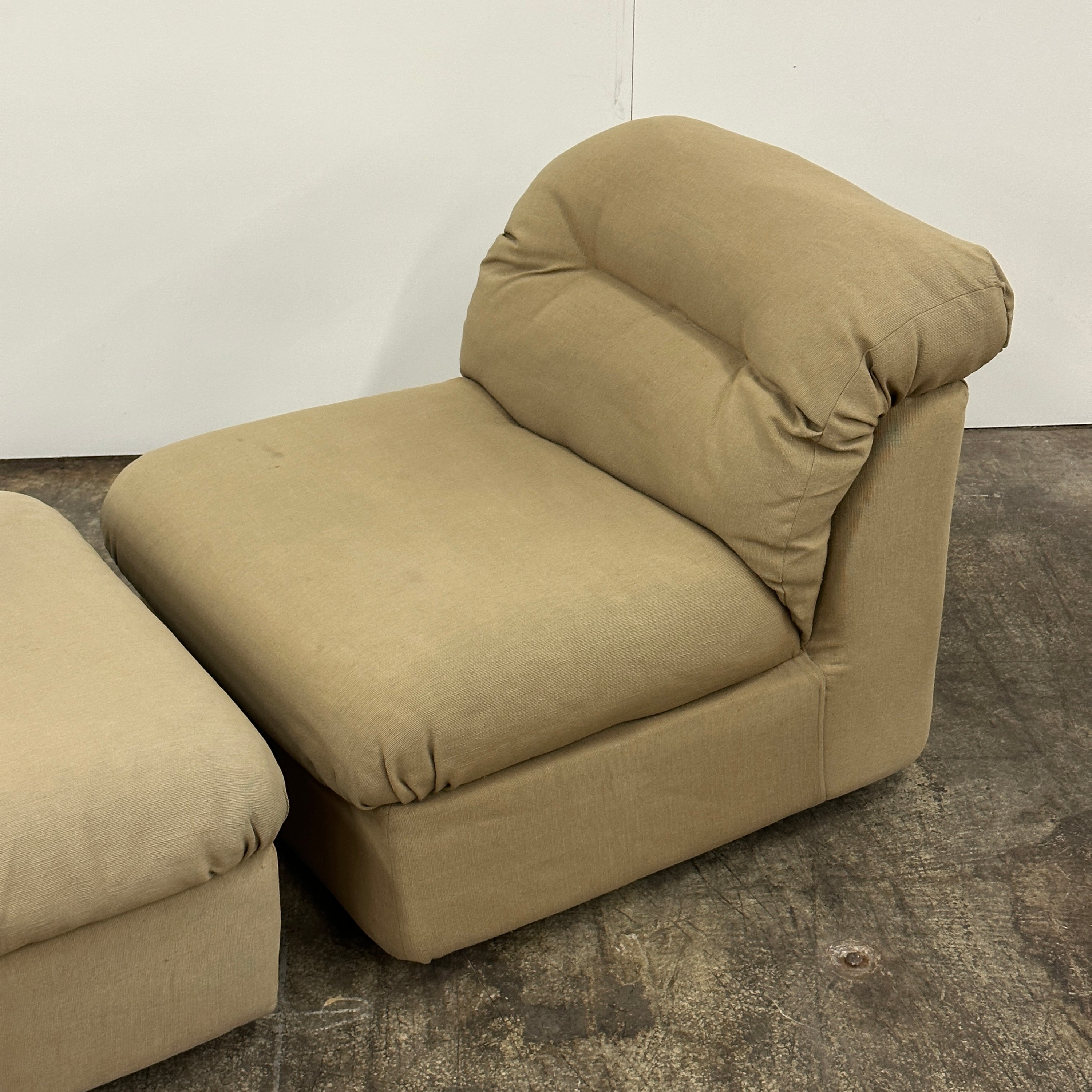 Postmodern Lounge Chair + Ottoman