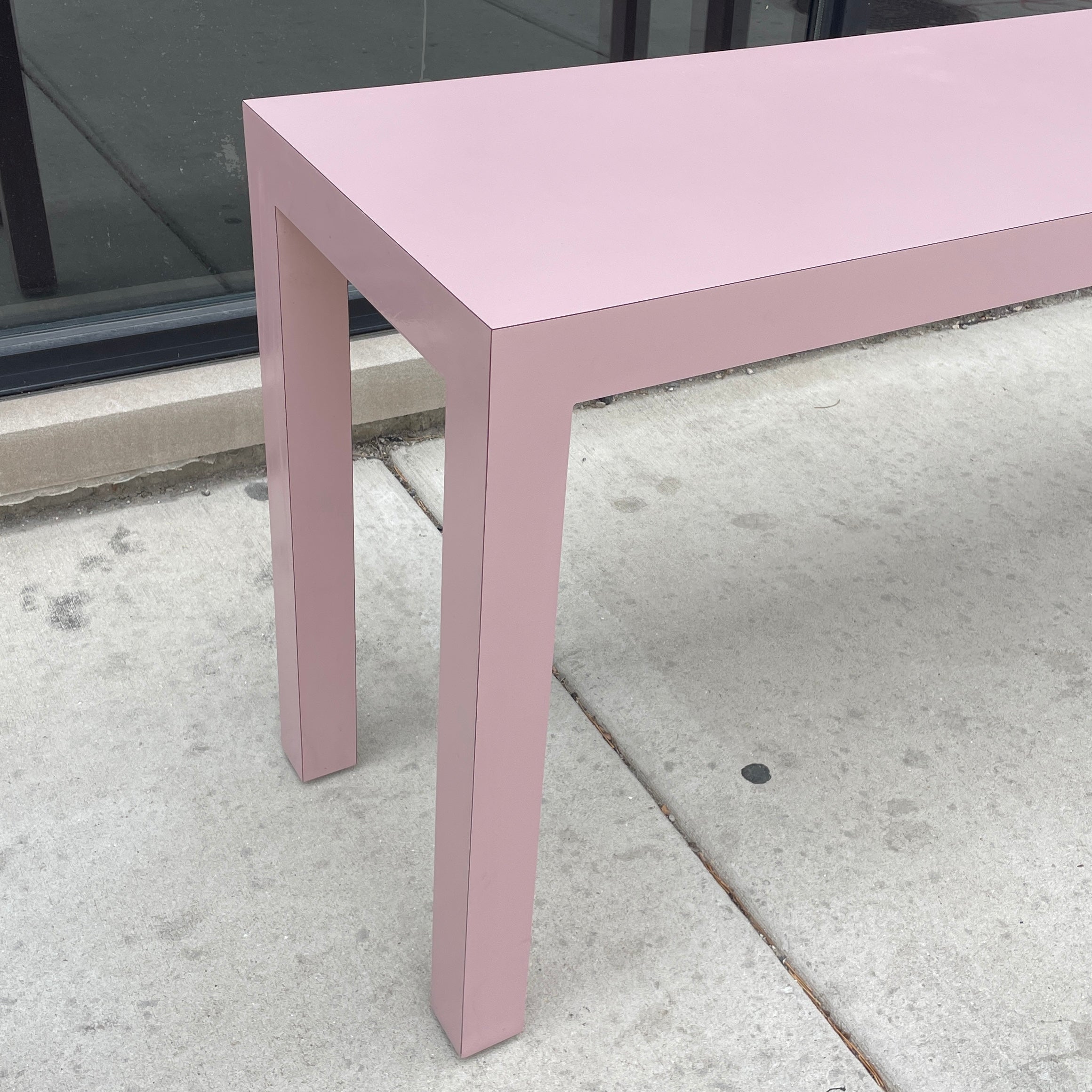 Vintage Pink Desk/Console Table