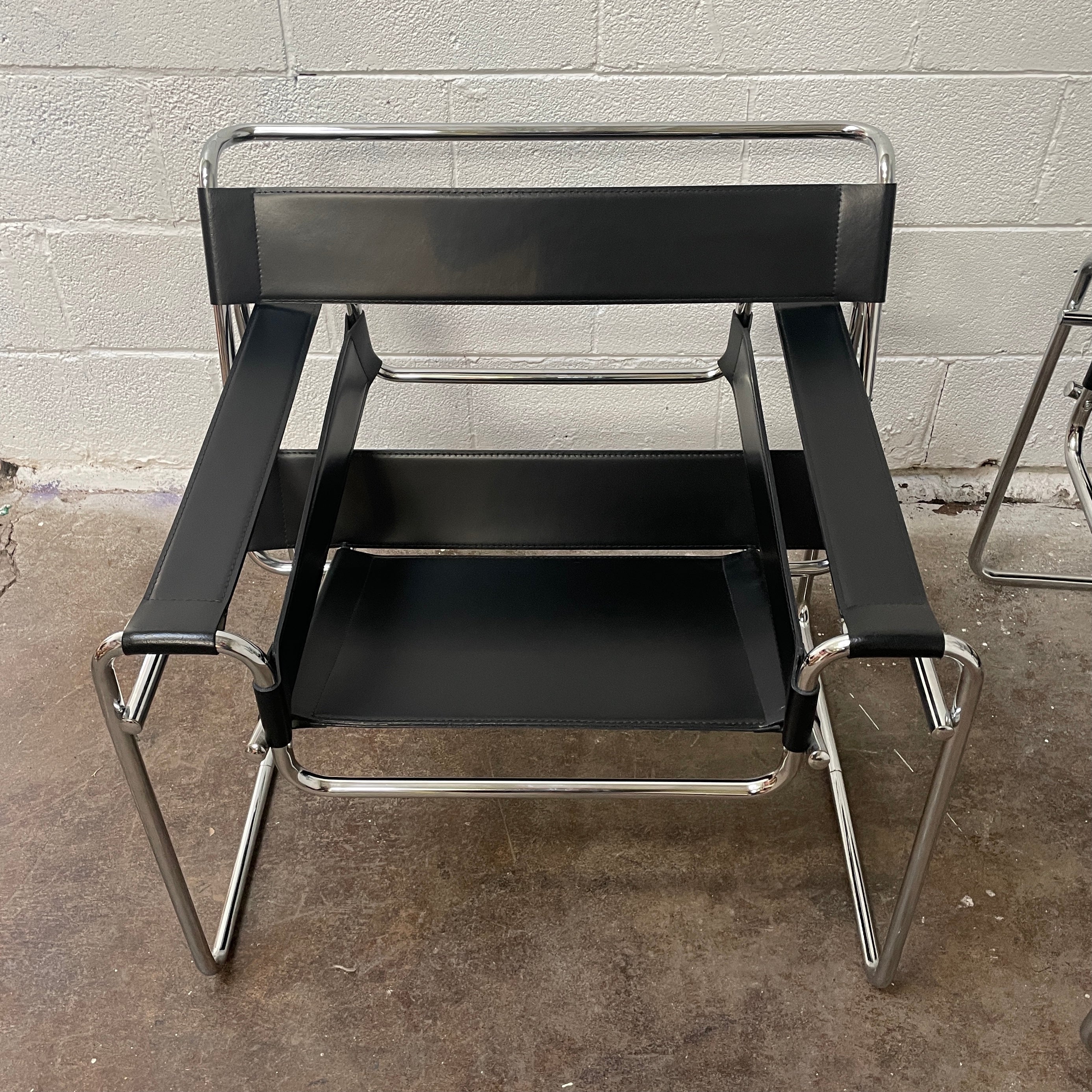 Leather Wassily Style Chairs