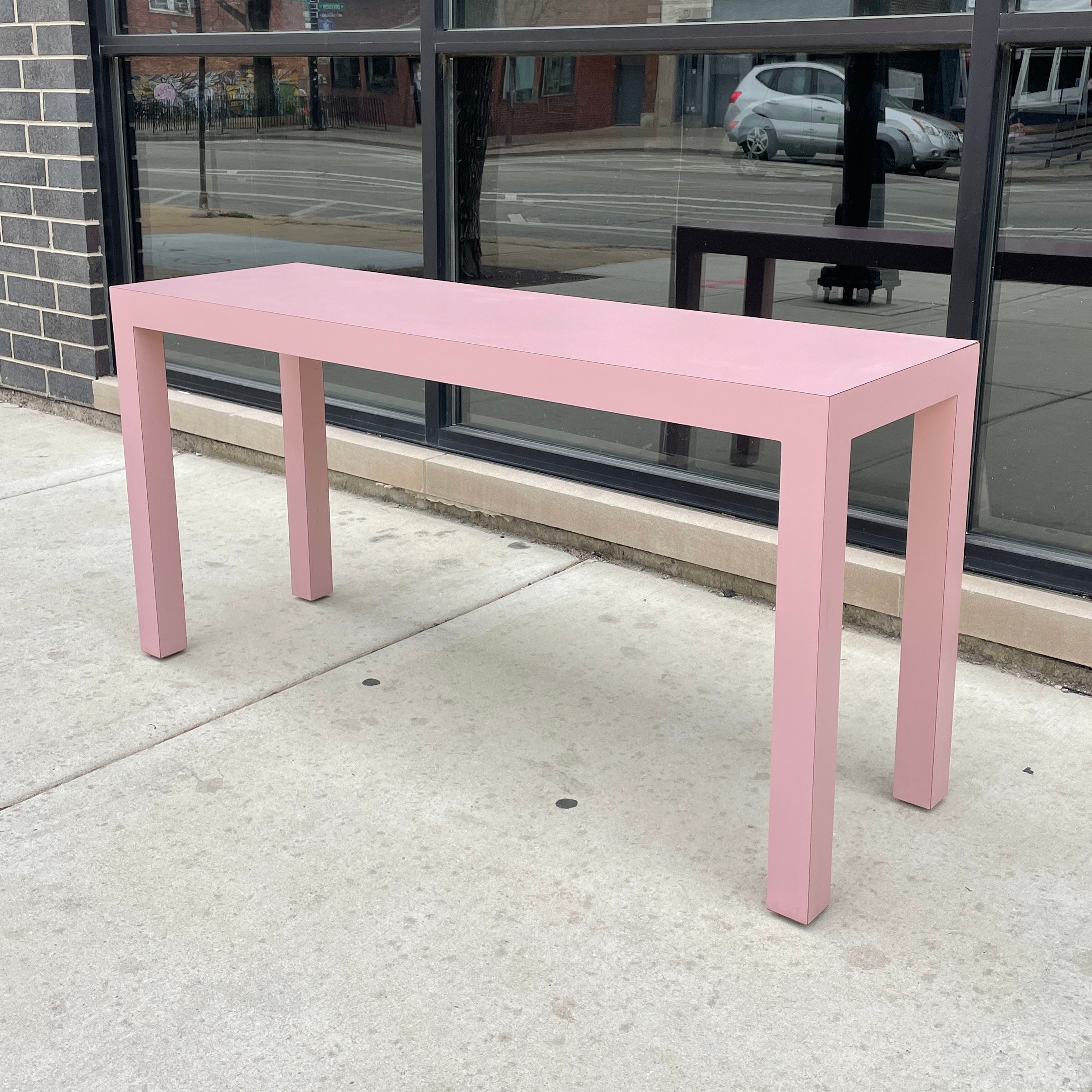 Vintage Pink Desk/Console Table