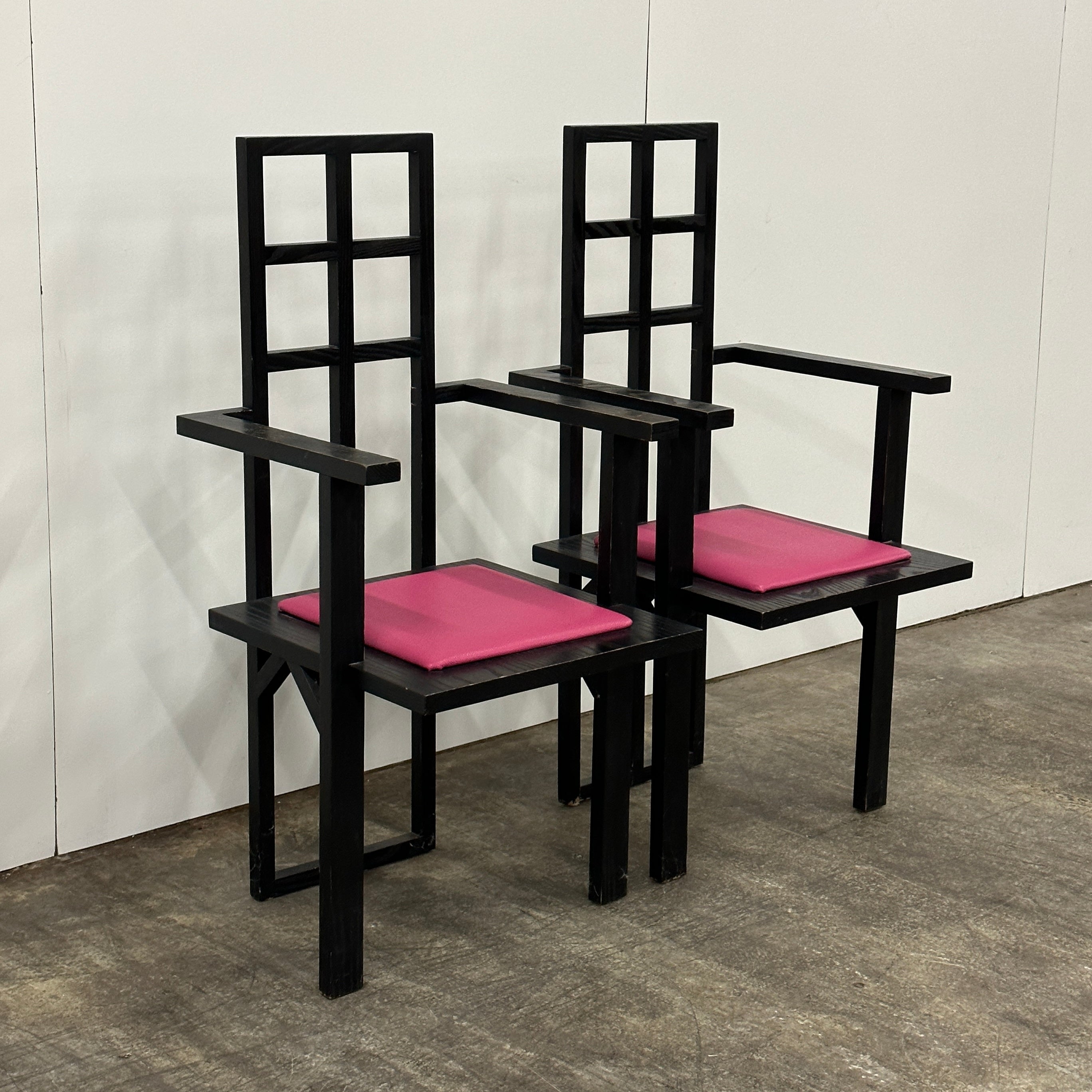 Mackintosh Style Armchairs