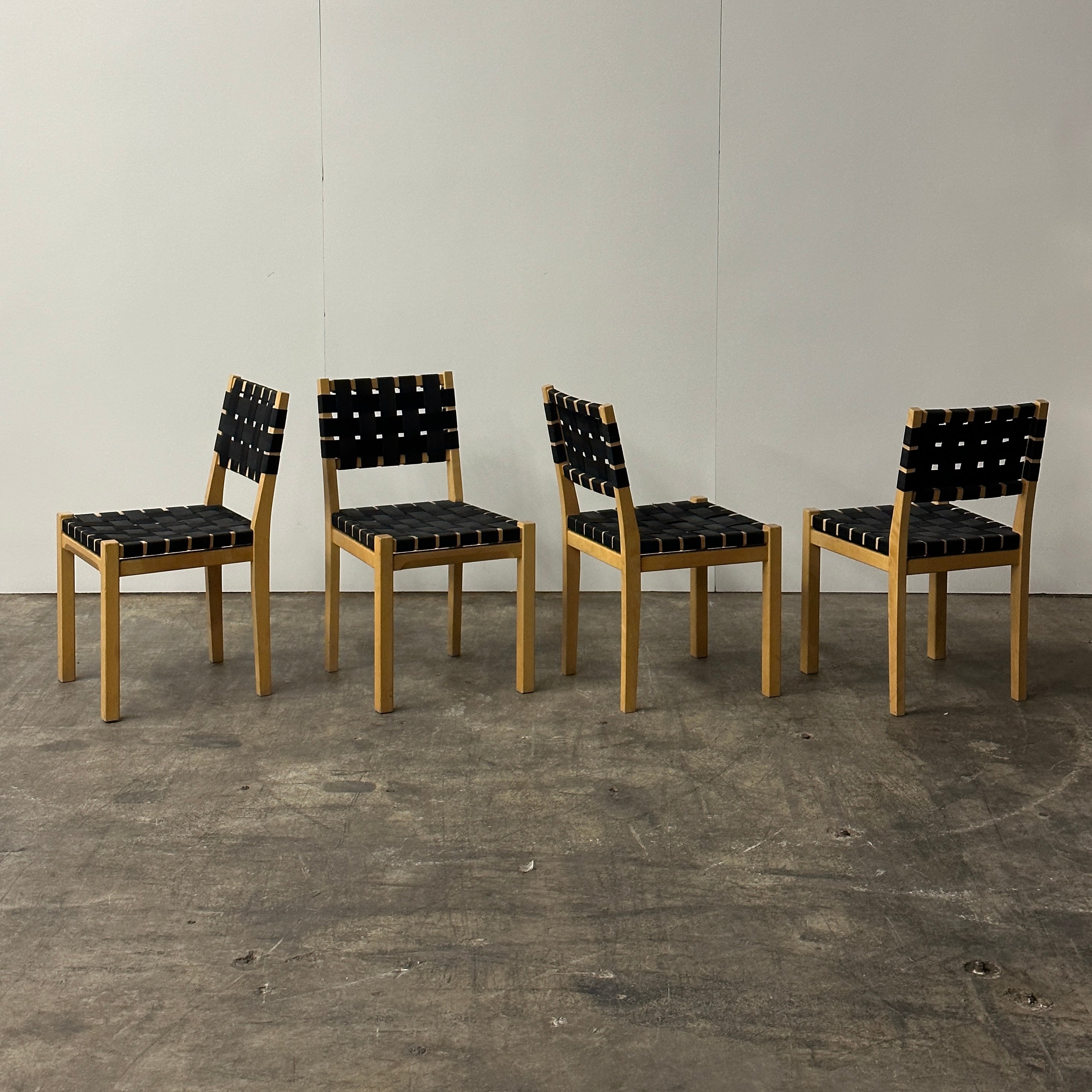 Model 615 Chairs by Aino Aalto for Artek