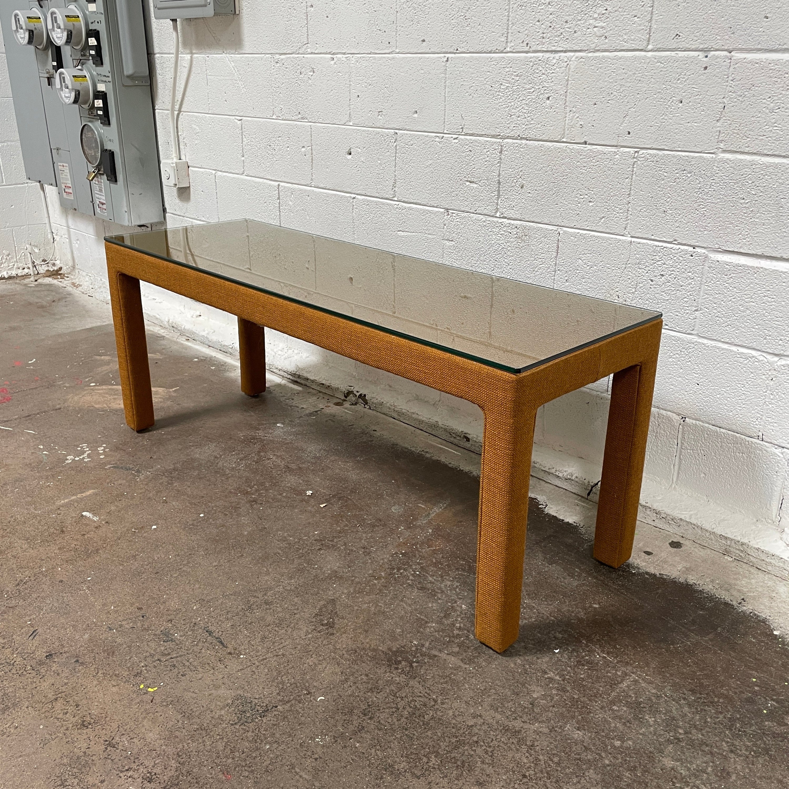 Parsons Style Upholstered Console Table