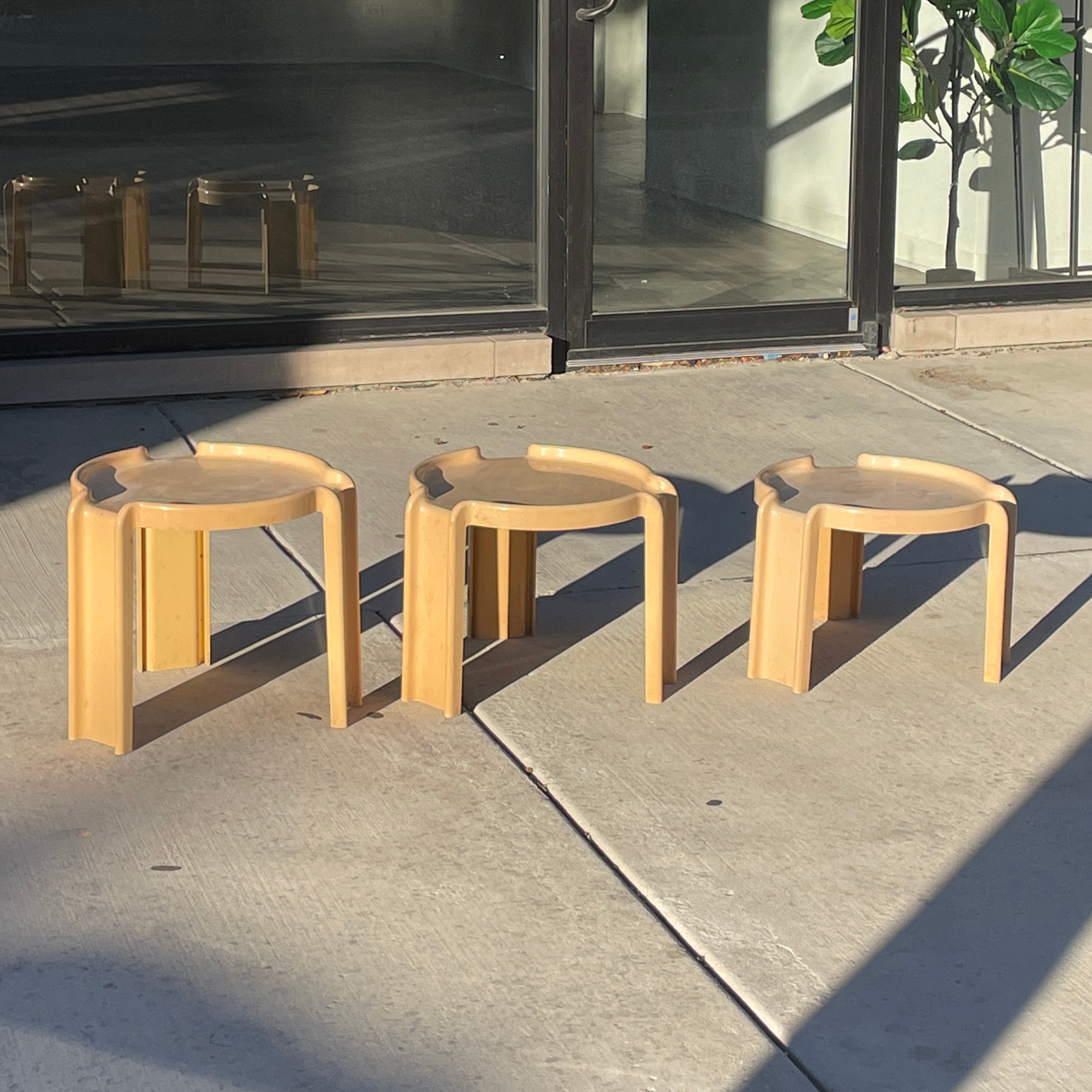Nesting Tables by Giotto Stoppino for Kartell
