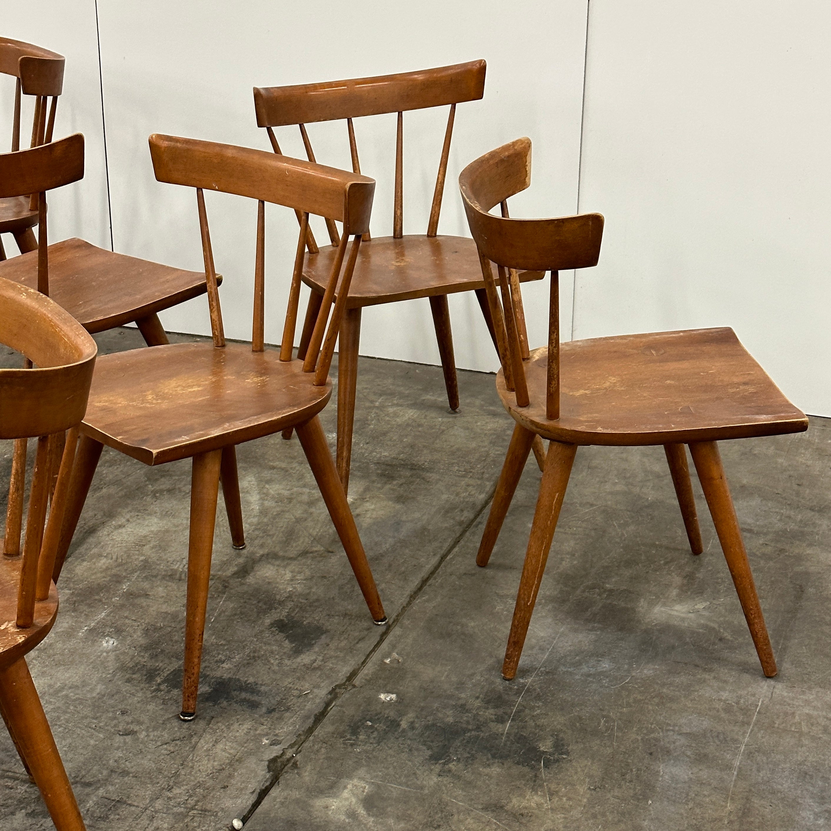 Spindle Back Planner Group Dining Chairs by Paul McCobb for Winchendon