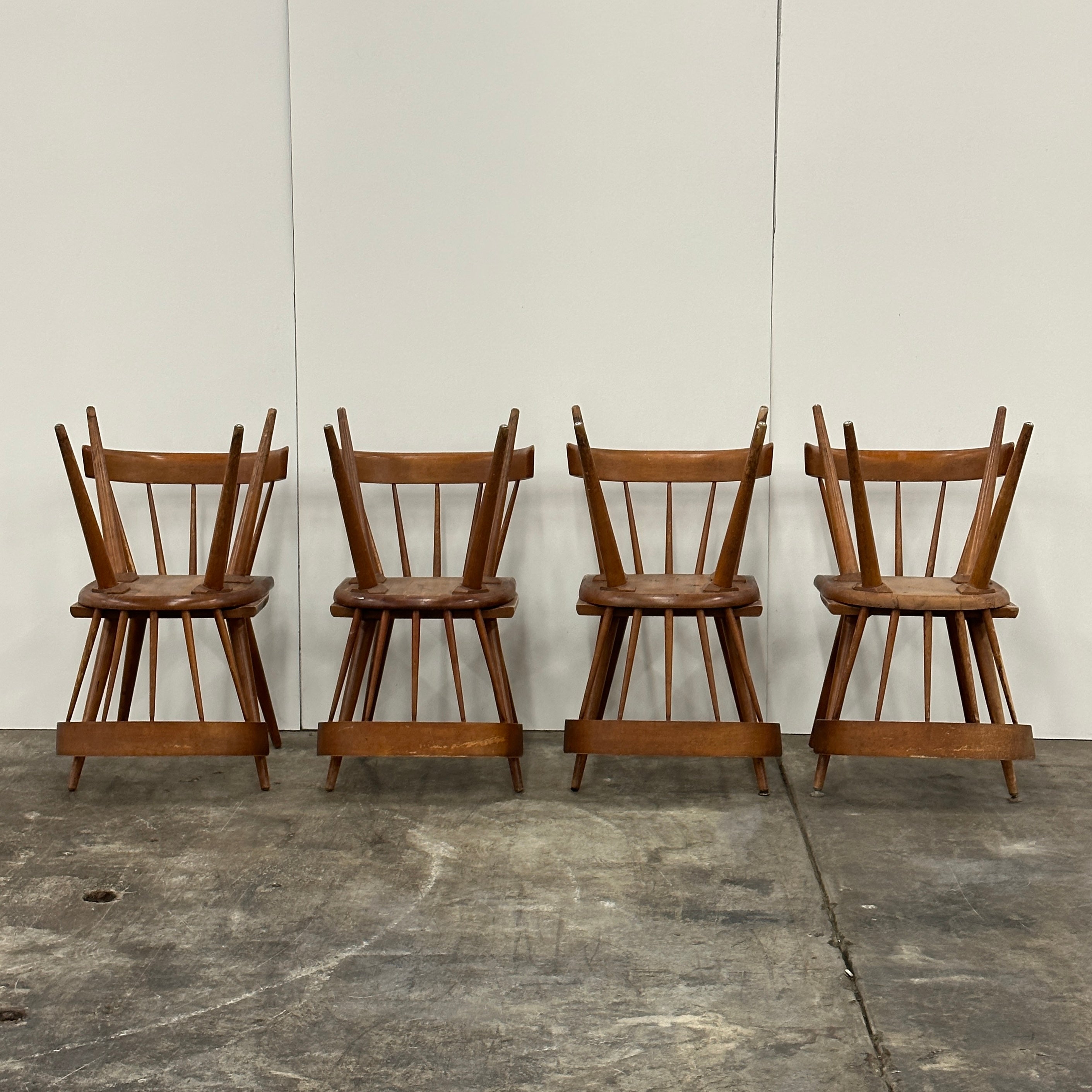 Spindle Back Planner Group Dining Chairs by Paul McCobb for Winchendon