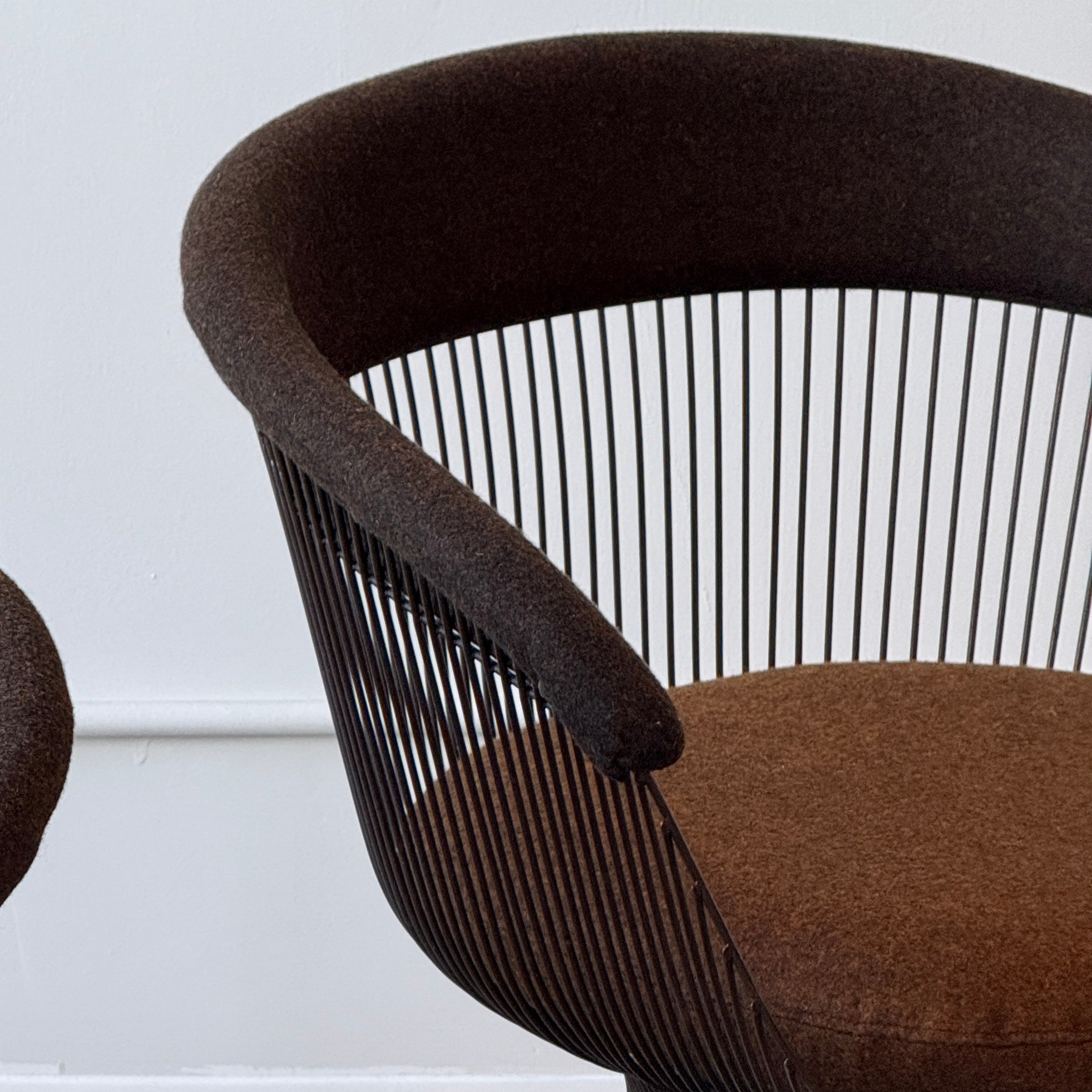 Metallic Bronze Armchairs by Warren Platner for Knoll