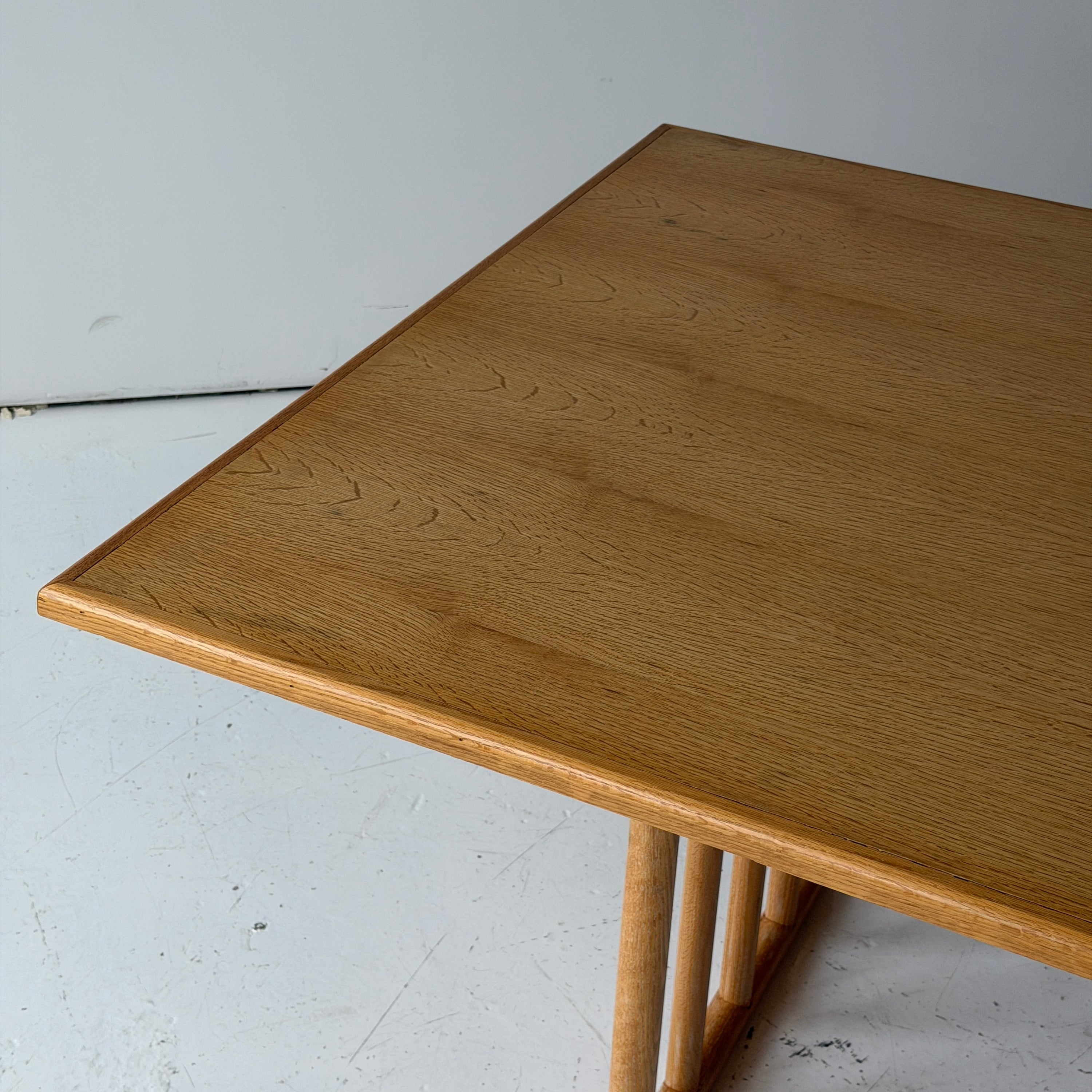 American Studio Made Blonde Oak Dining Table/Desk