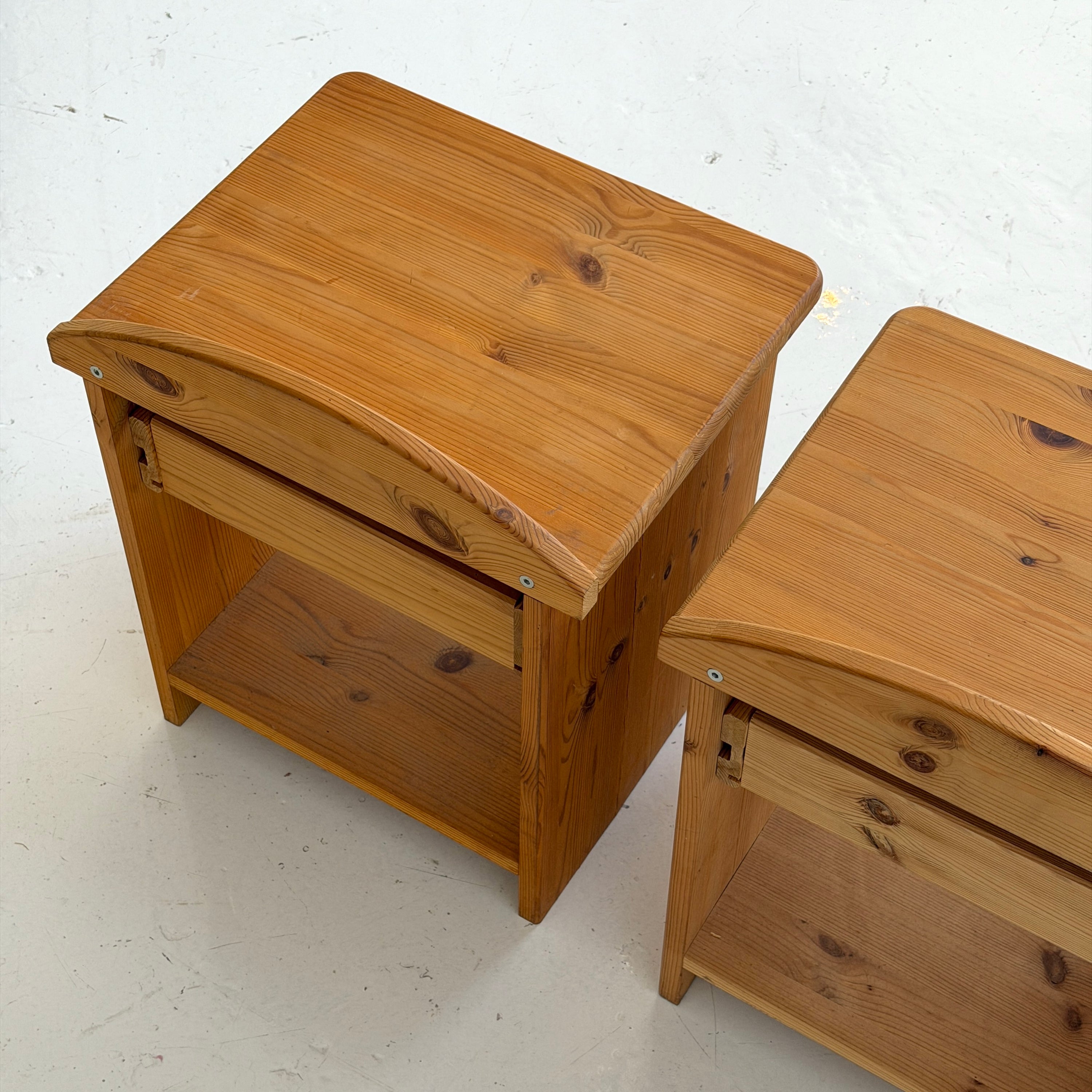 Primitive Pine Nightstands