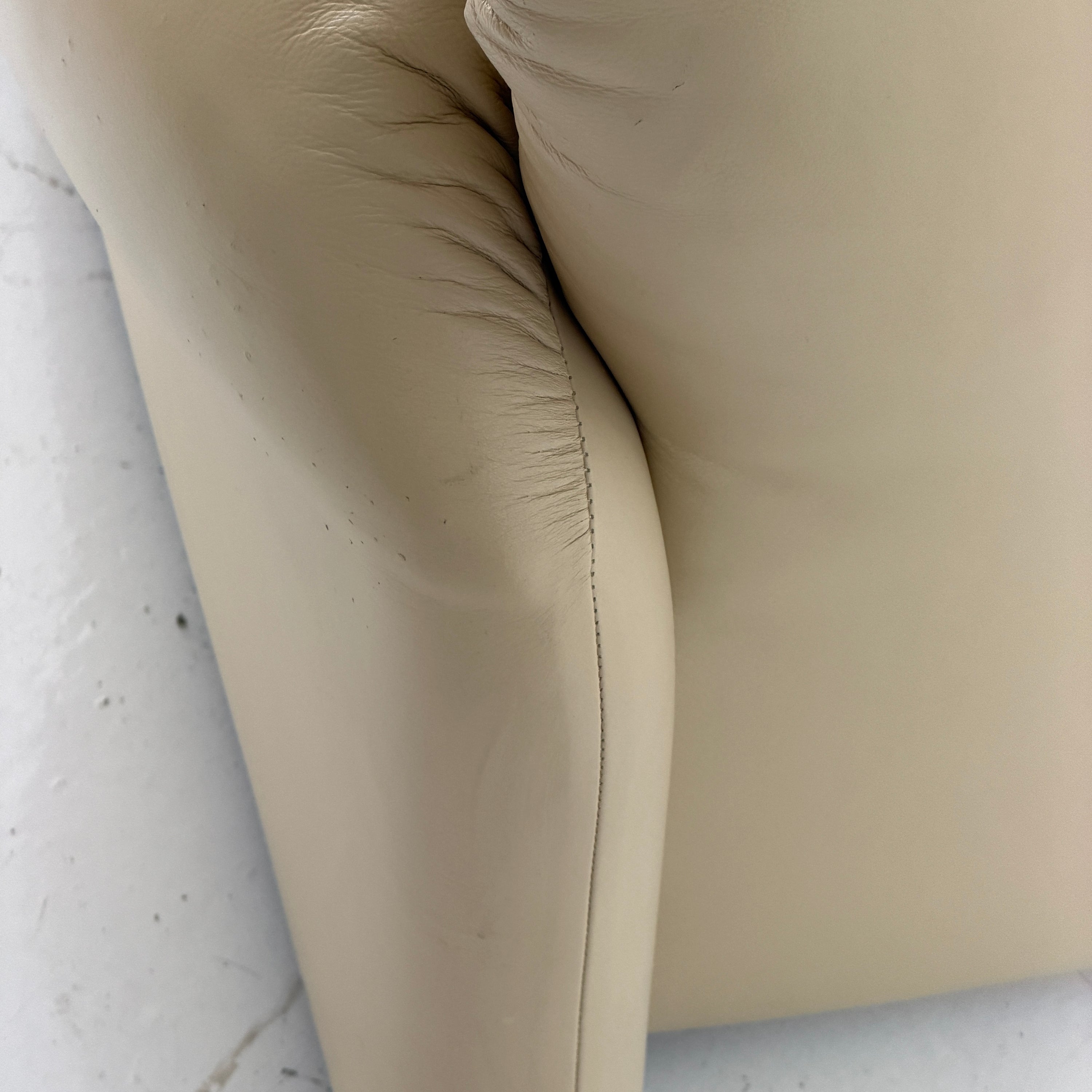 Leather Maralunga Sofa by Vico Magistretti for Cassina