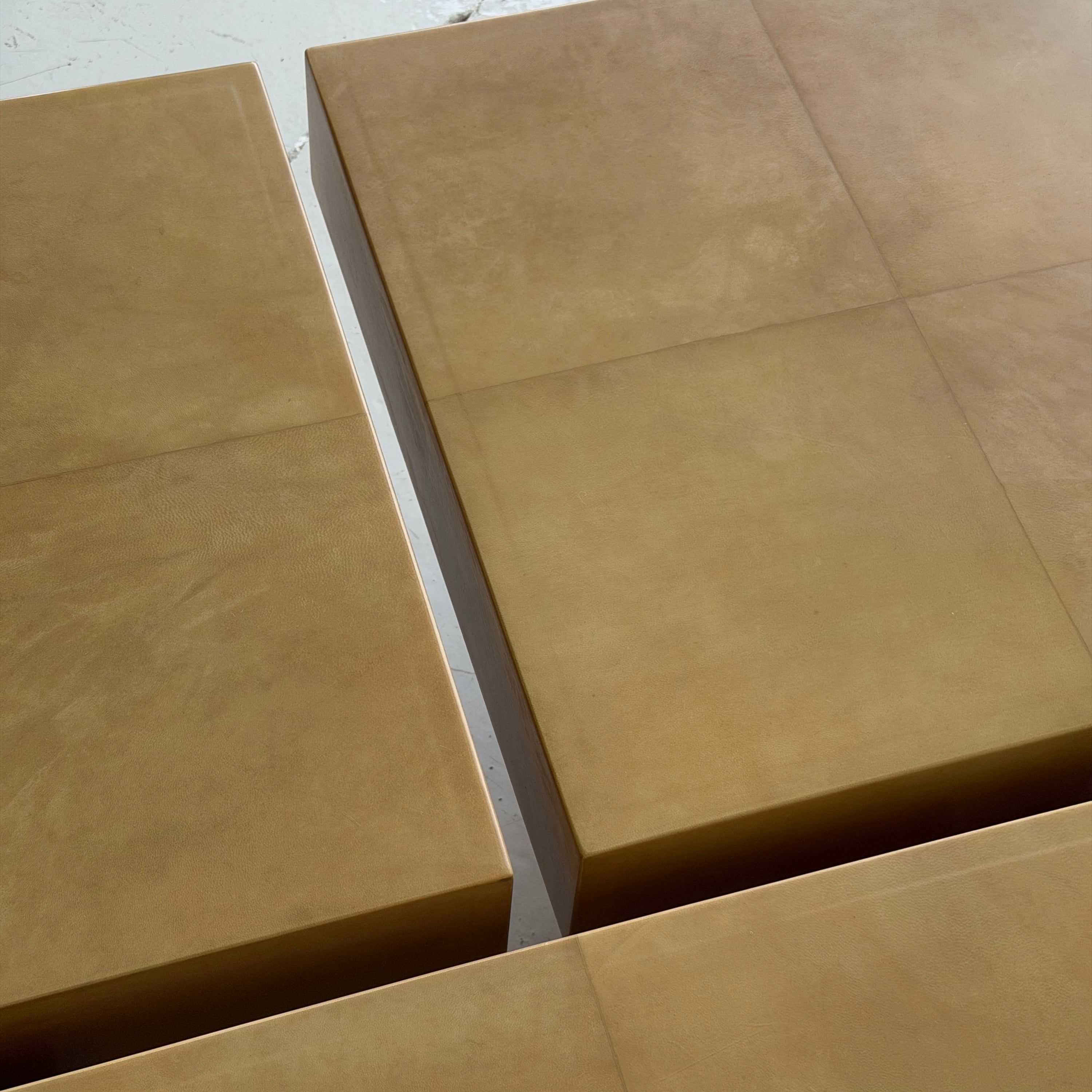 Lacquered Goatskin Coffee Table by Aldo Tura