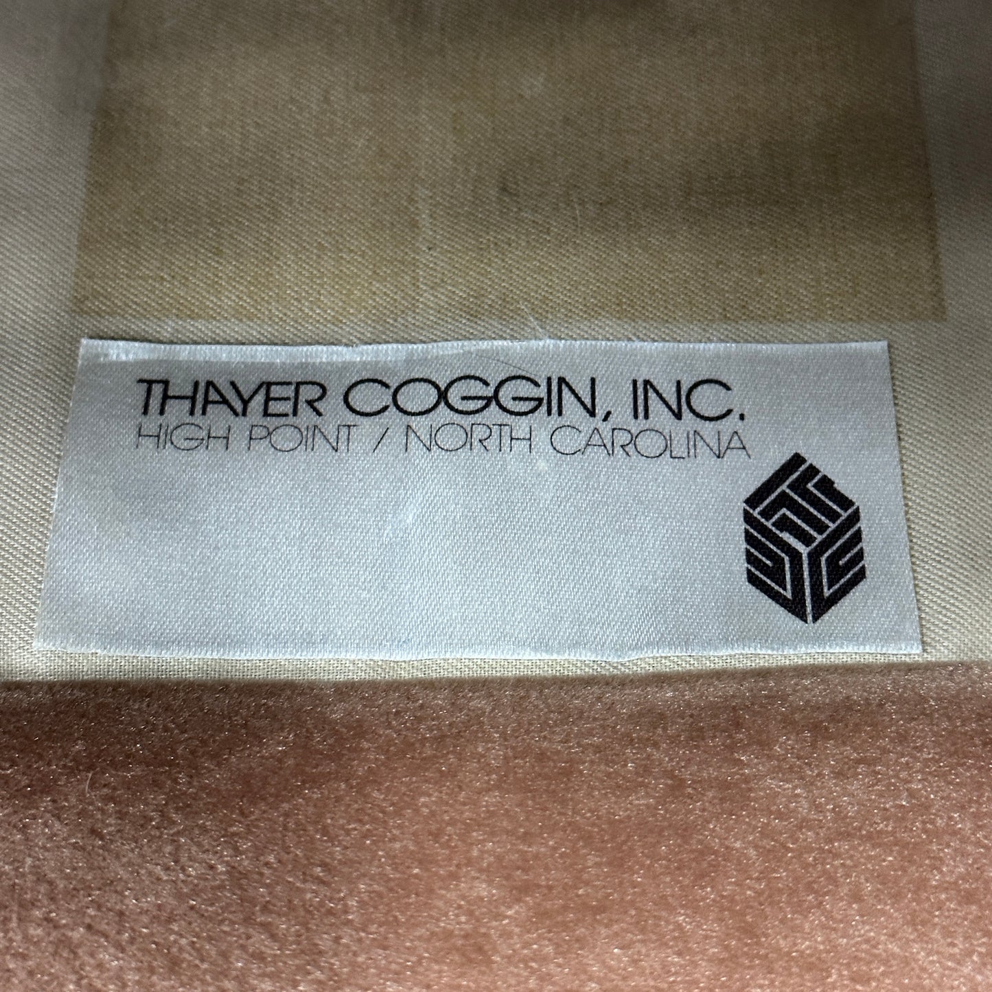 Vintage Cubic Chairs by Thayer Coggin
