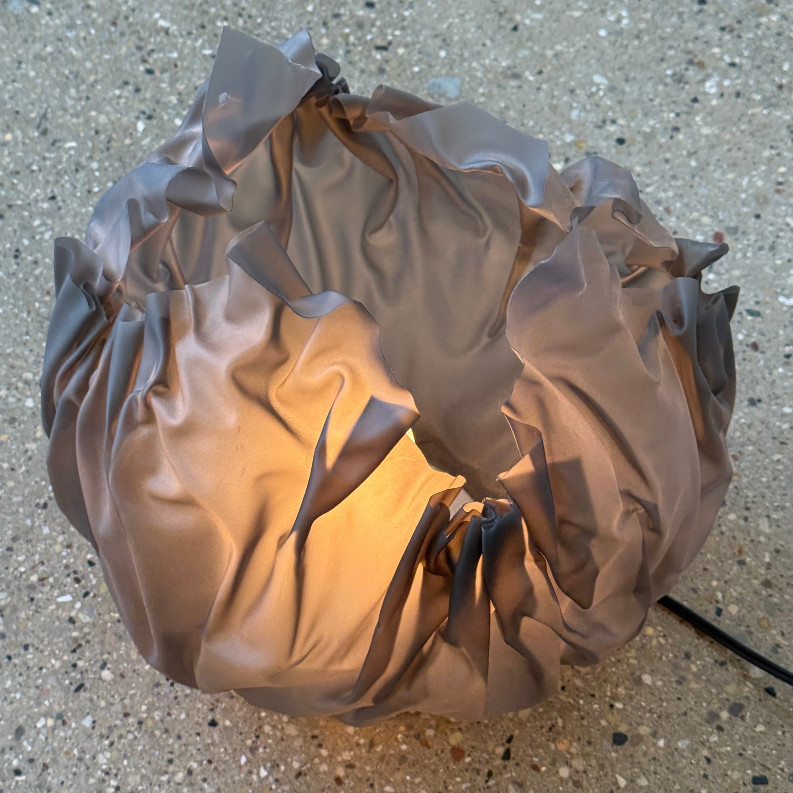 Crinkle Orb Lamp by Lyn Godley
