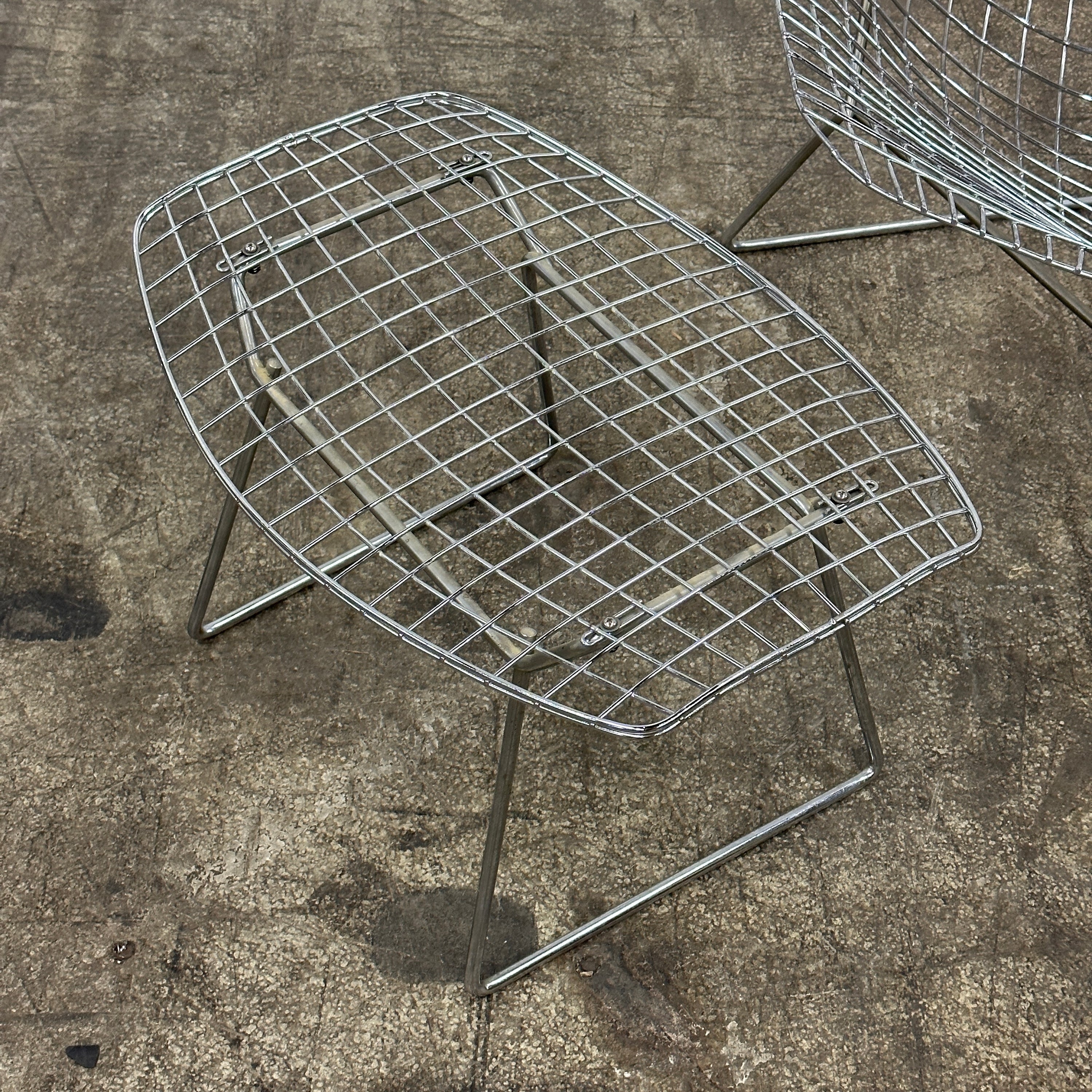 Bird Chair + Ottoman by Harry Bertoia for Knoll