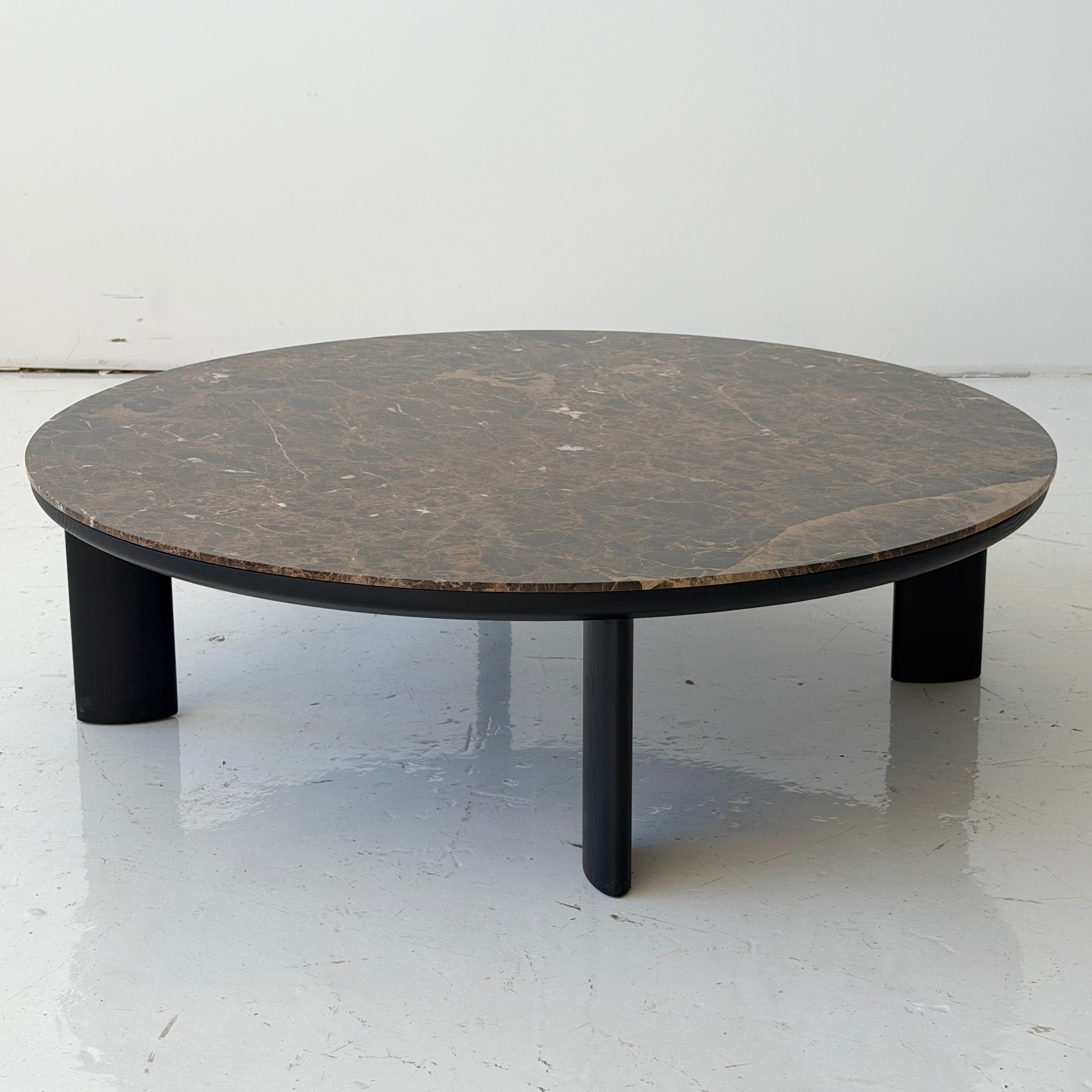 Brown Marble Coffee Table by Ligne Roset