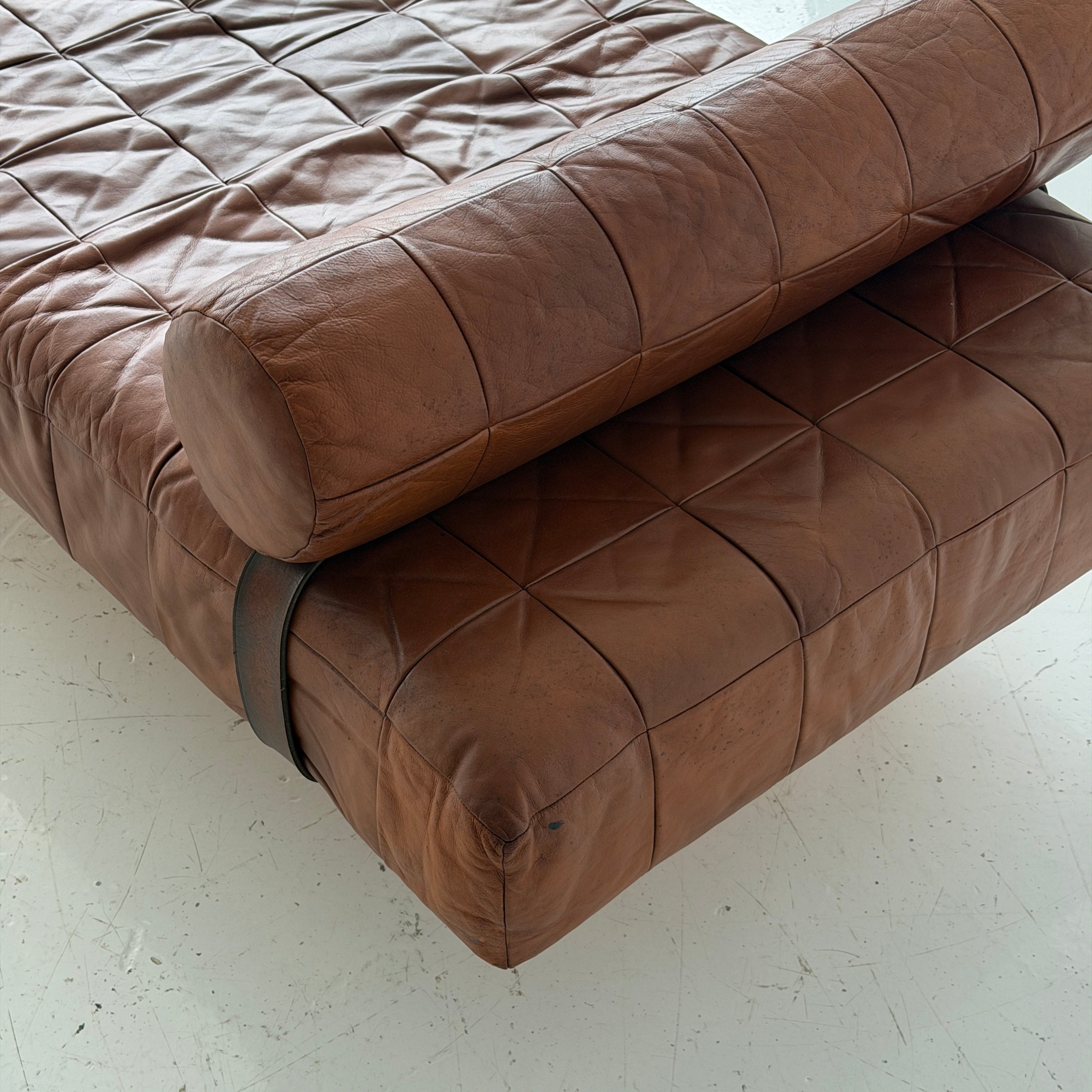 Patchwork Leather Daybed by De Sede