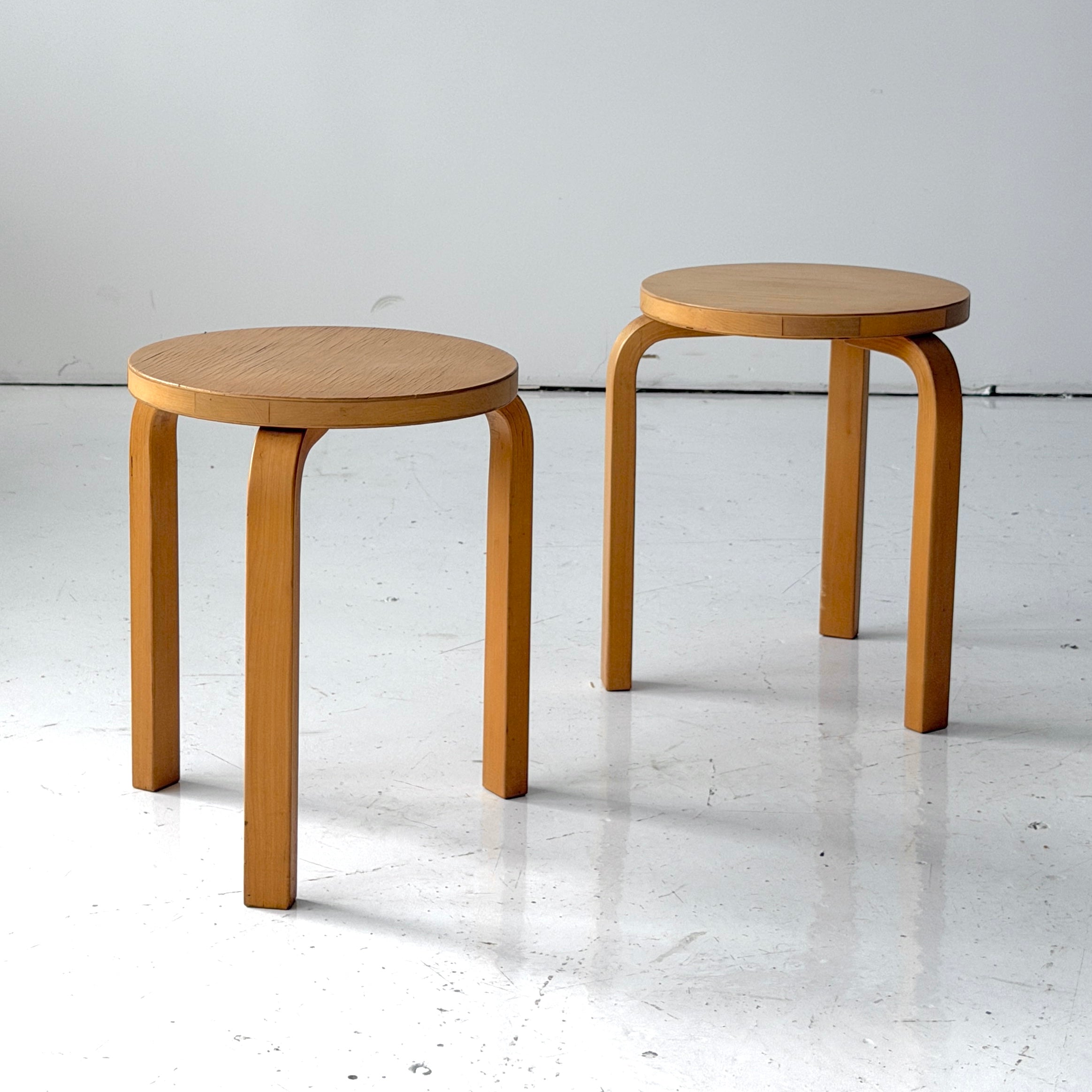 Tri Leg Stools by Alvar Aalto for Artek