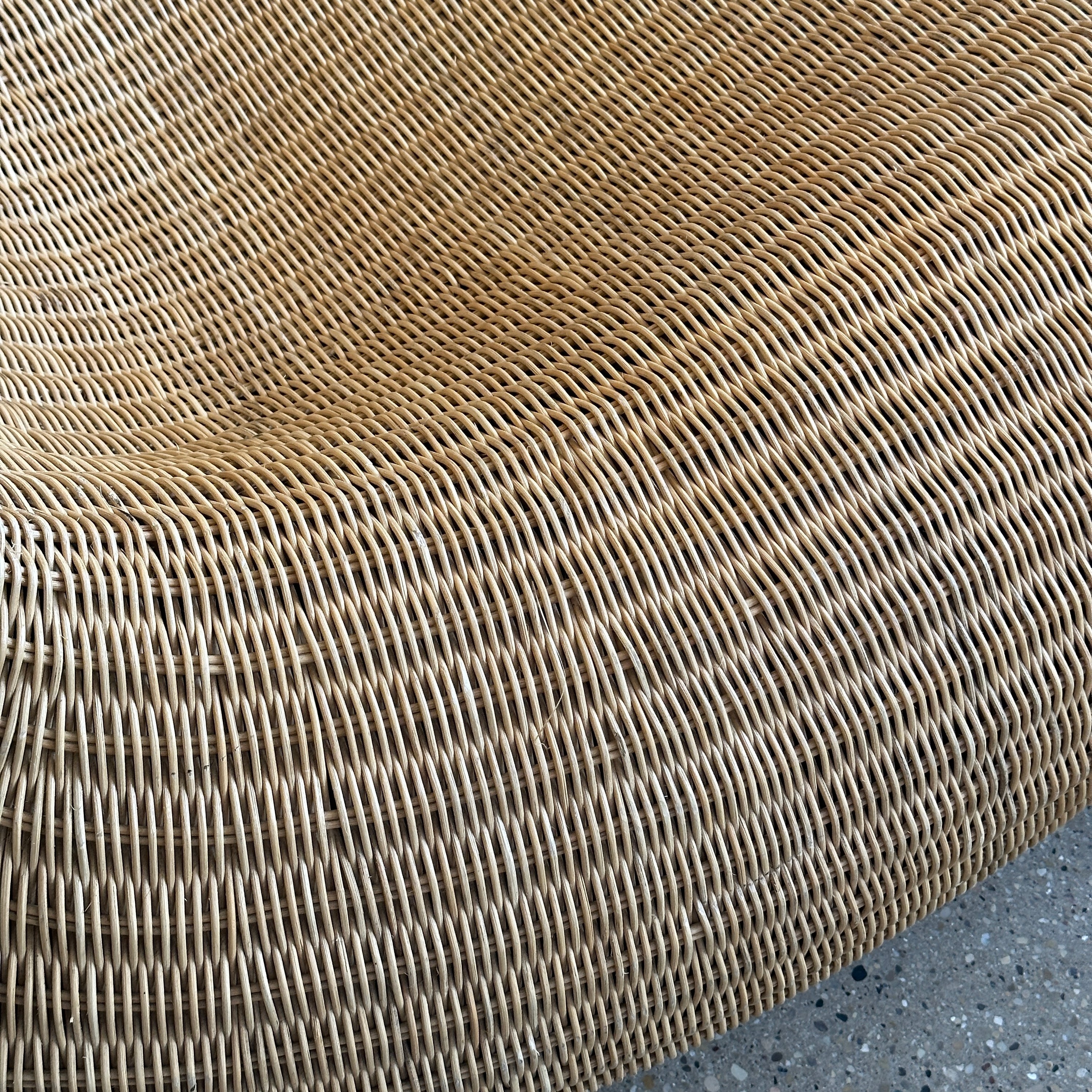 Sculptural Rattan Chaise by Carl Ojerstam for Ikea