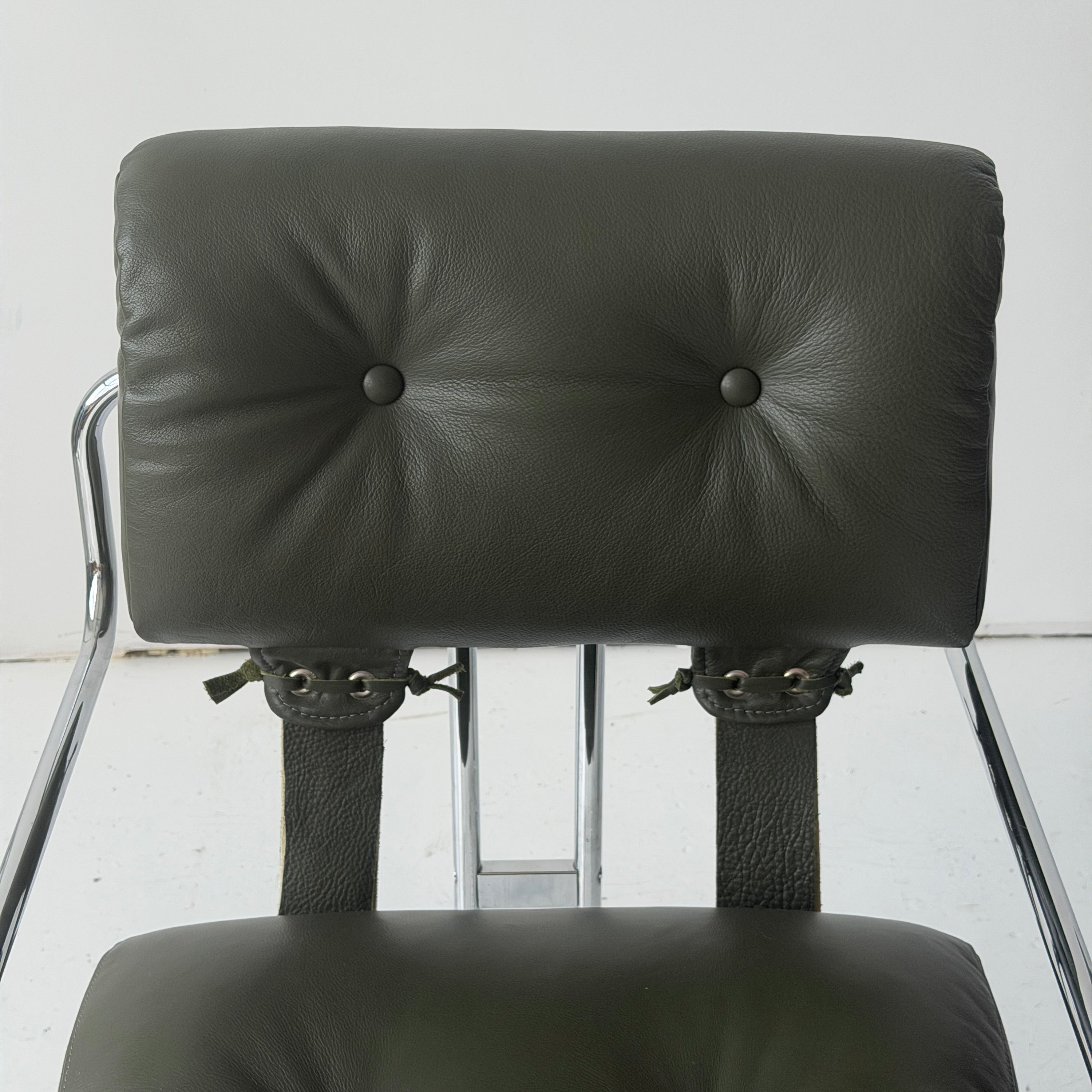 Tucroma Leather Dining Chairs by Guido Faleschini for i4 Mariani