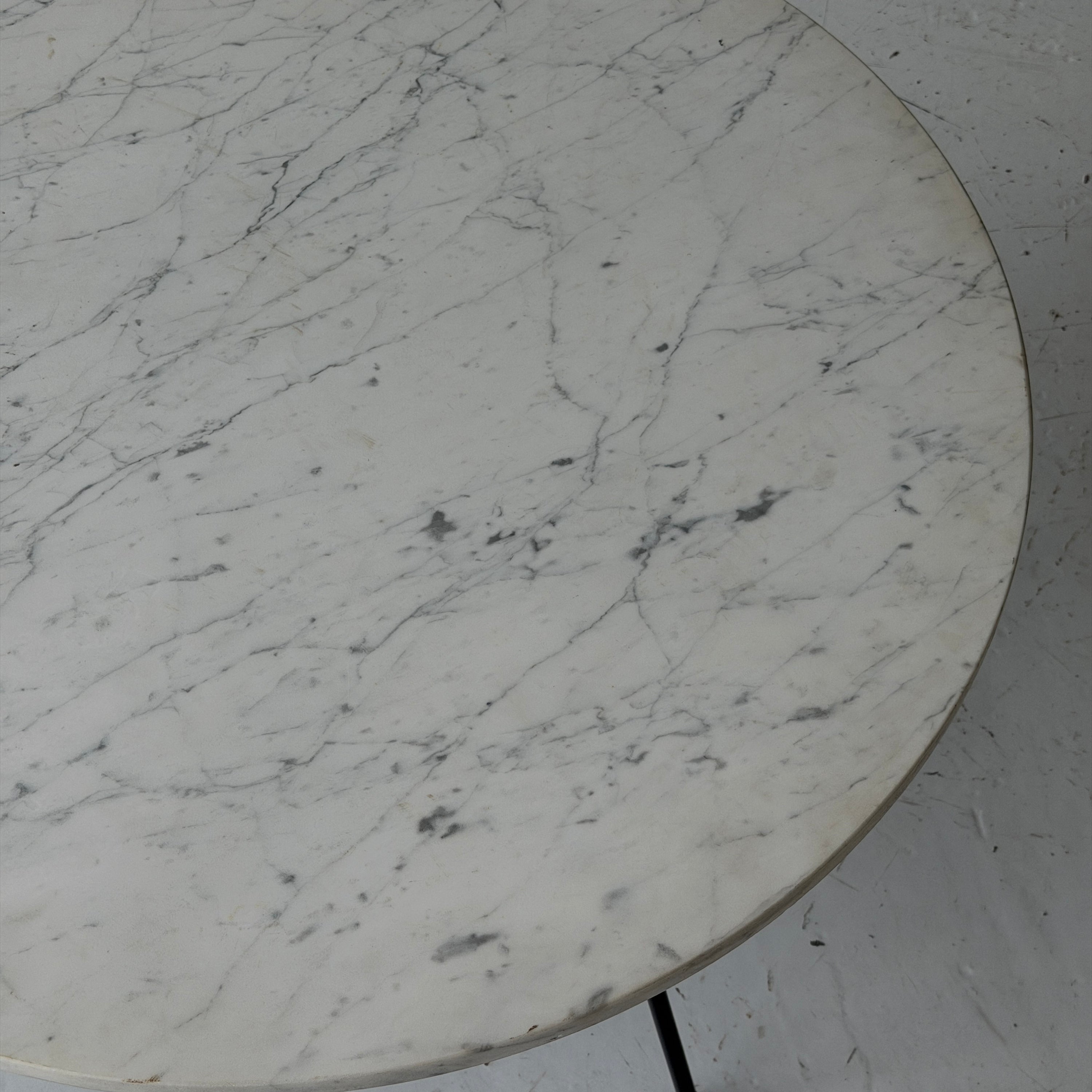 Italian Carrara Marble Coffee Table